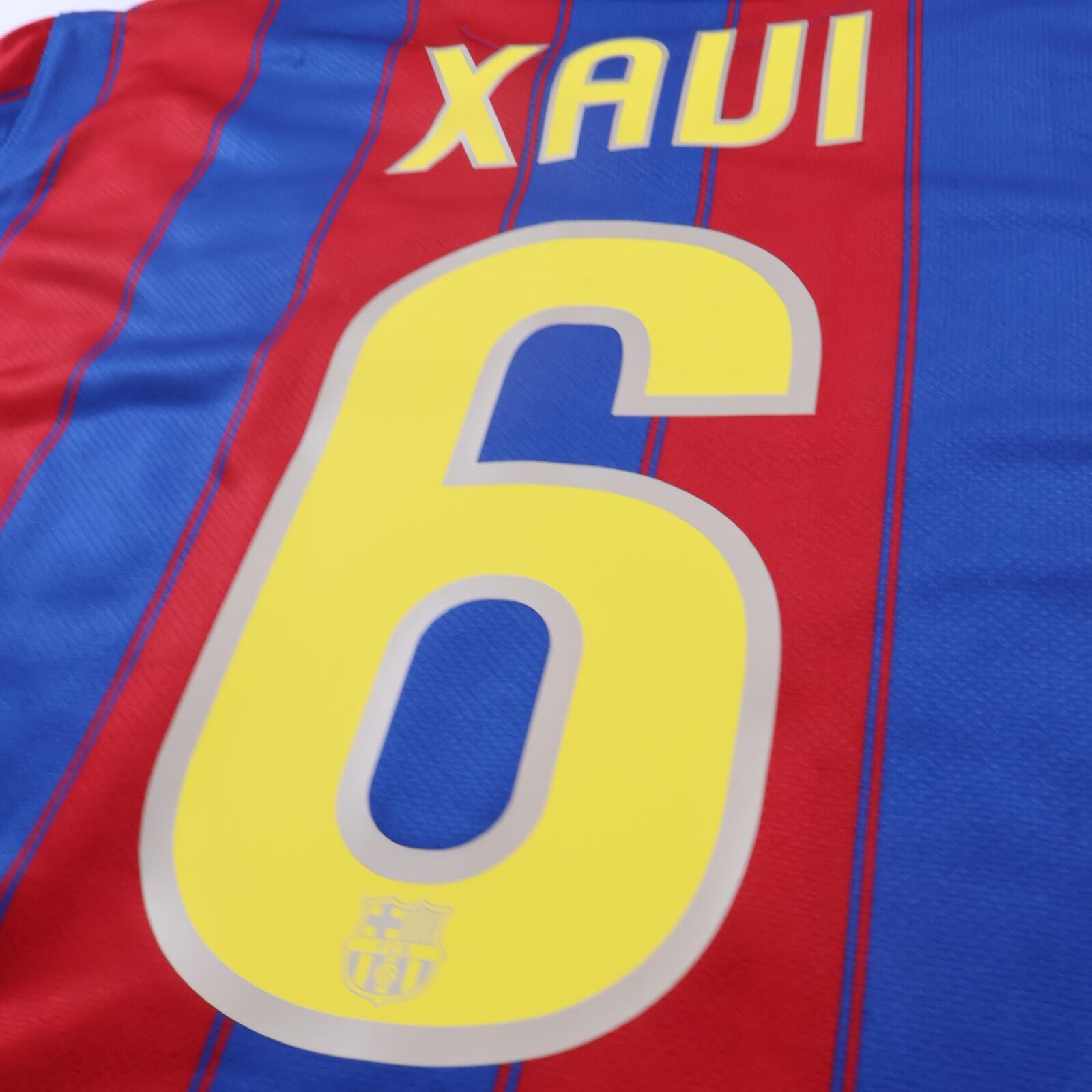 *MINT* Barcelona Xavi #6 2009/10 Home Shirt - XL
