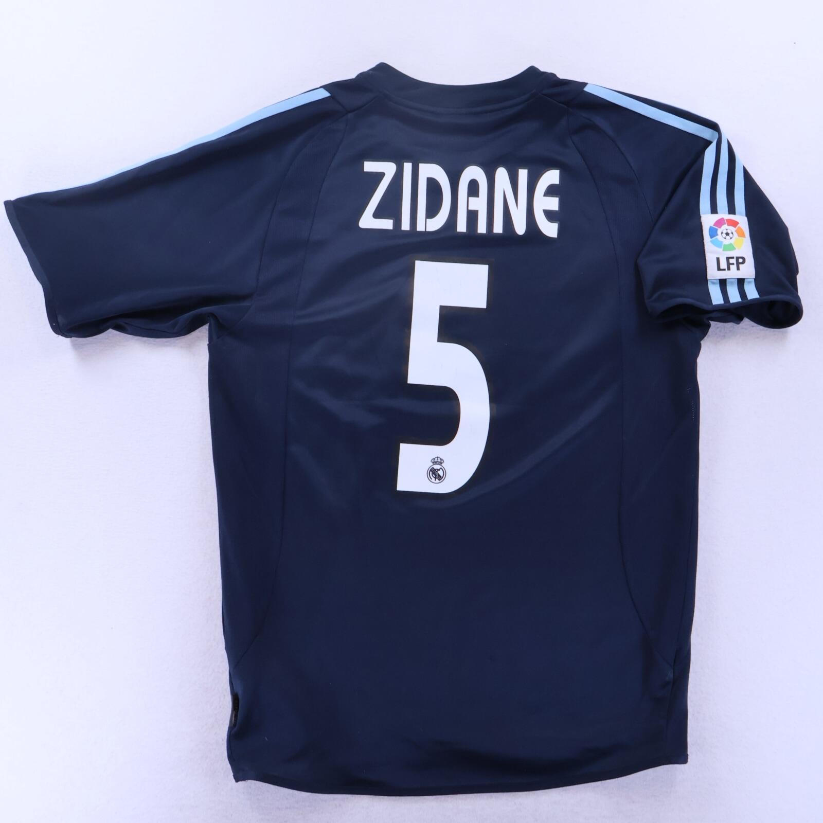 Real Madrid Zidane #5 2003/04 Away Shirt - S