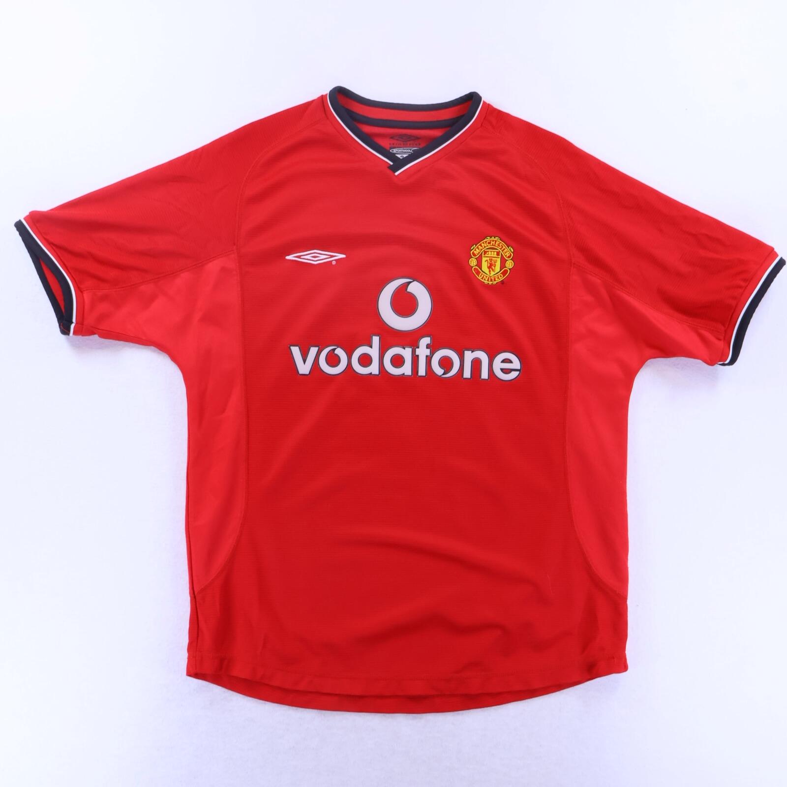 Manchester United Veron #4 2000/02 Home Shirt - M