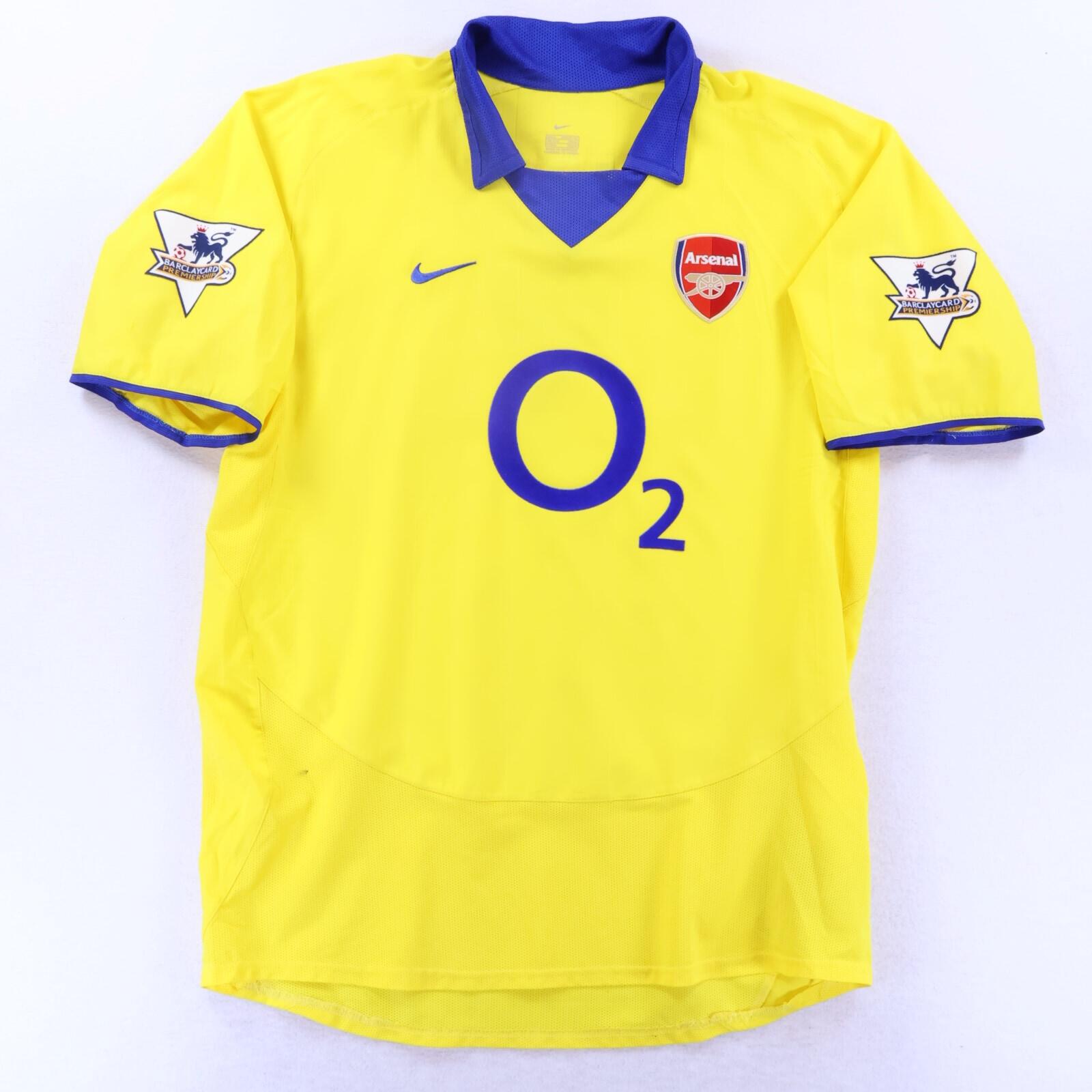 Arsenal Pires #7 2003/04 Away Shirt - L
