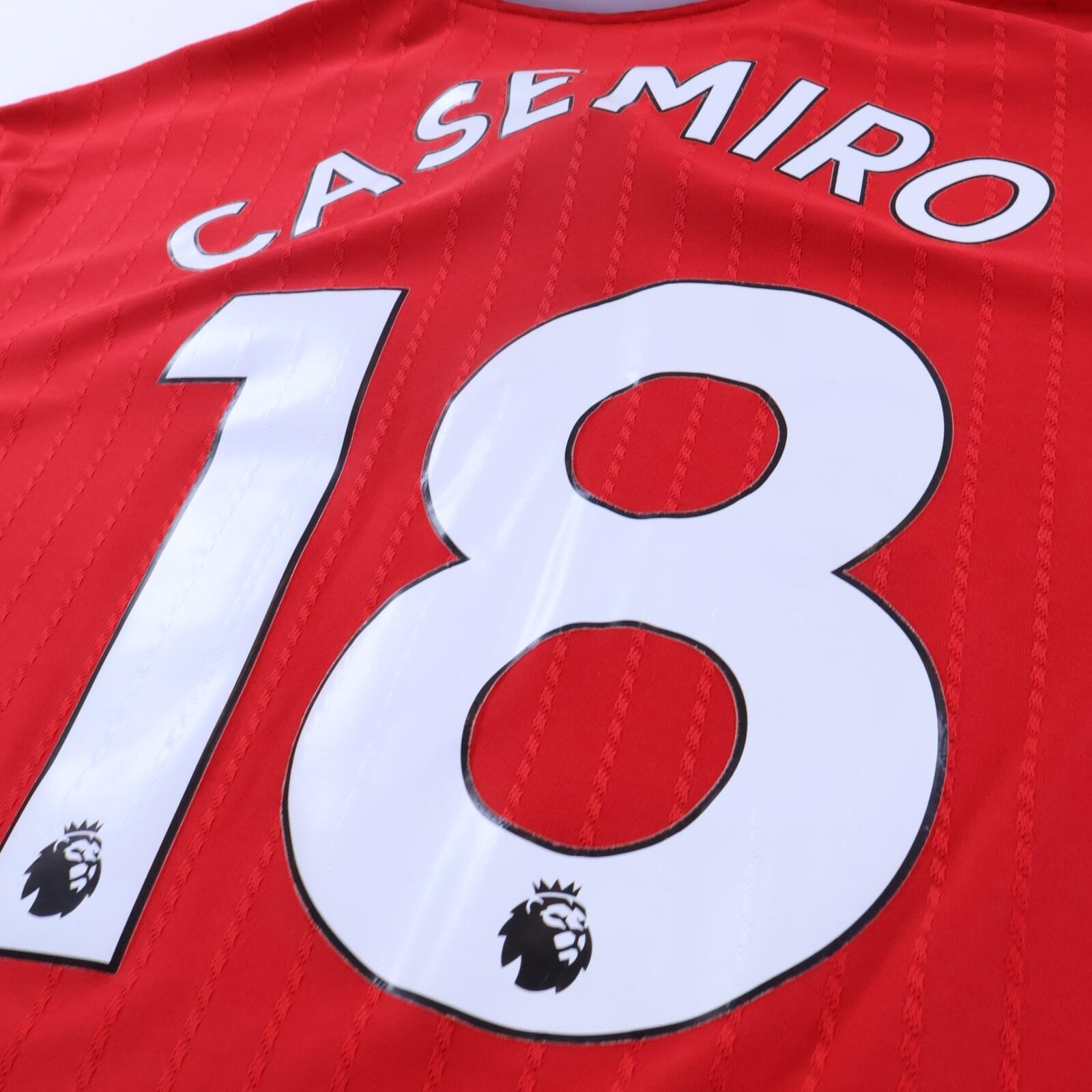 Manchester United Casemiro #18 2022/23 Home Shirt - Player Issue - M