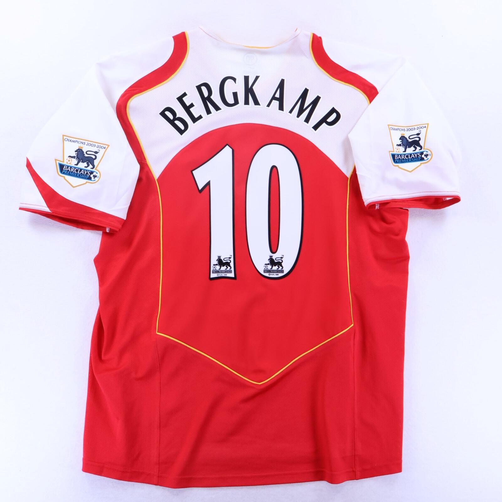 Arsenal Bergkamp #10 2003/04 Home Shirt - 2XL