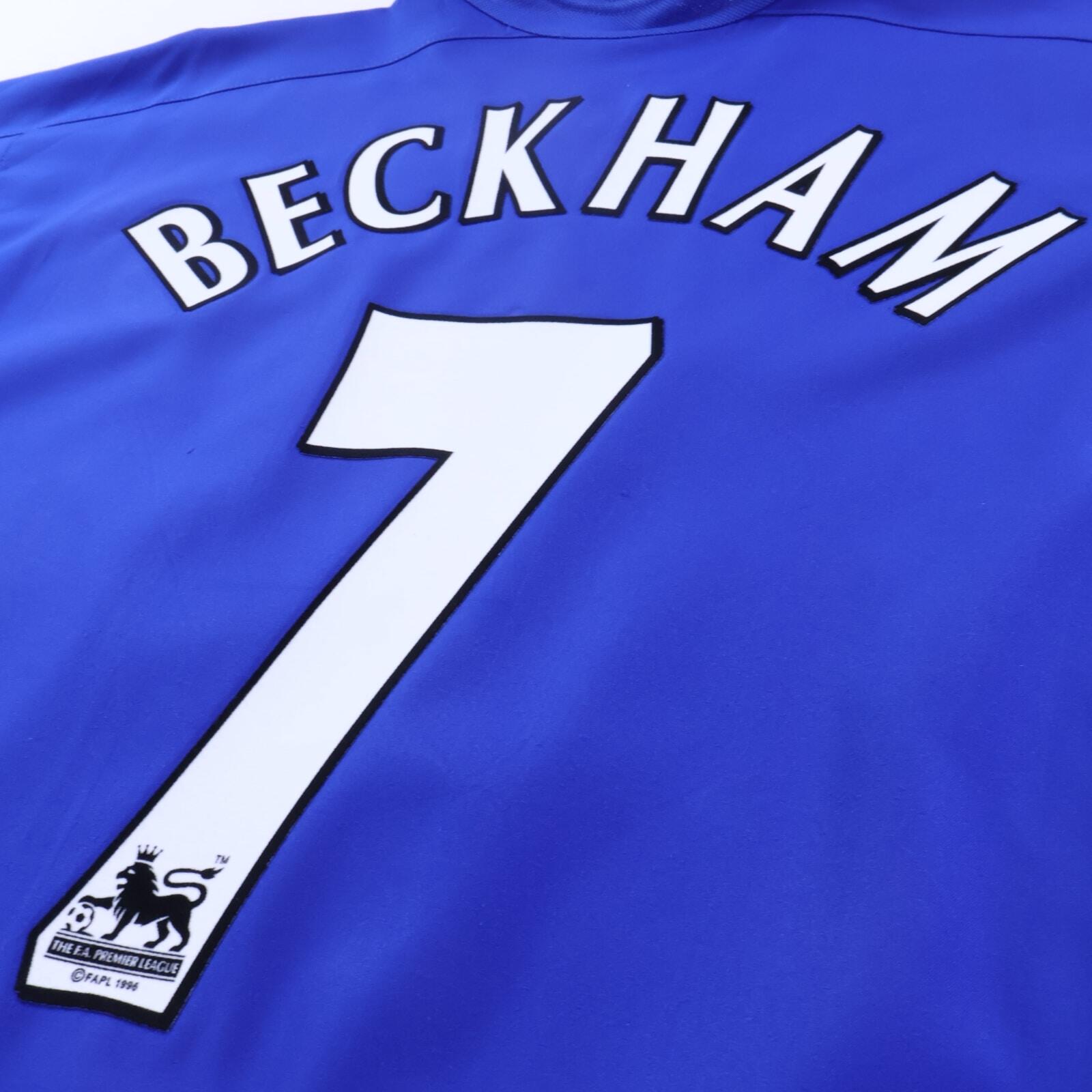 *MINT* Manchester United Beckham #7 2002/03 Third Shirt - 2XL