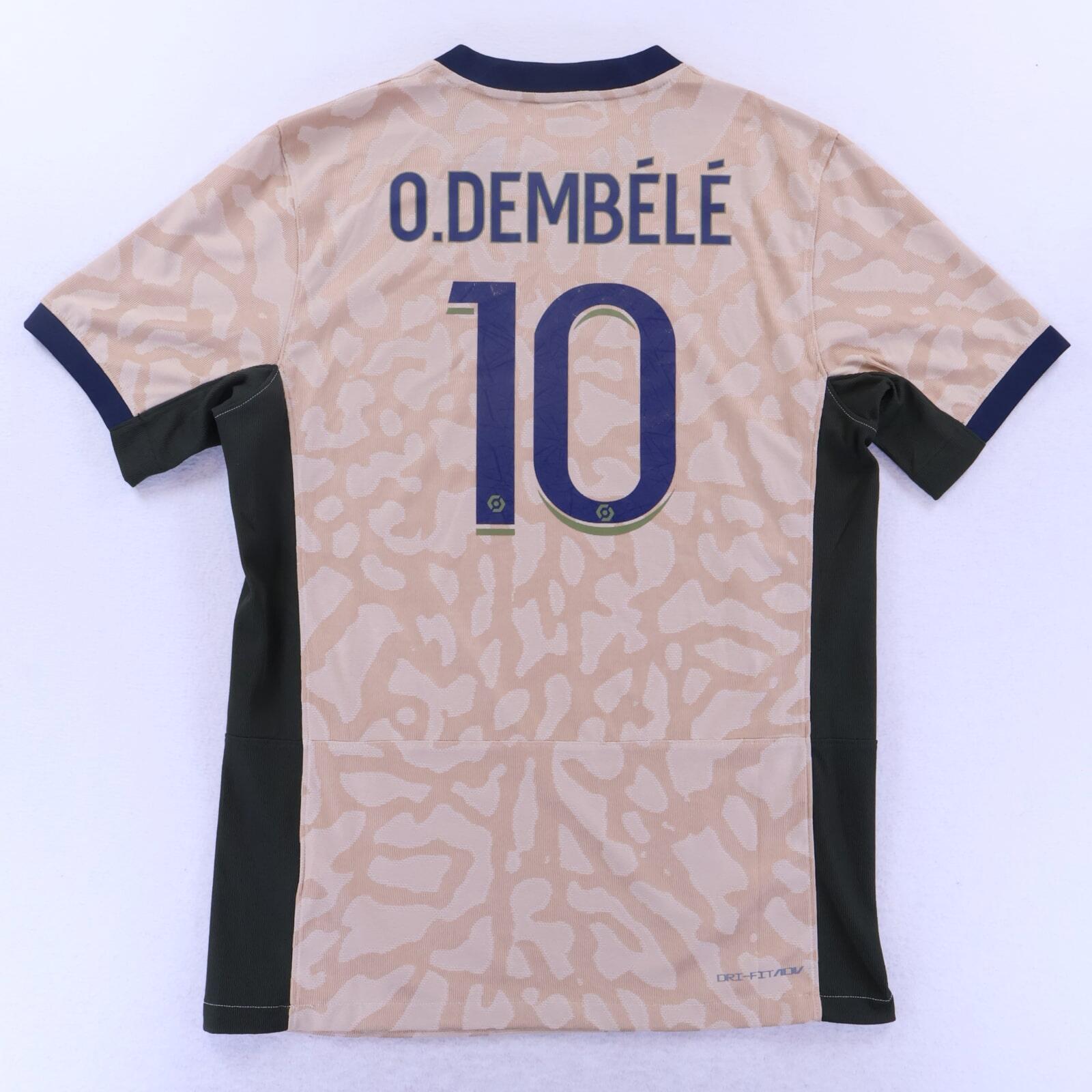*MINT* Paris Saint-Germain F.C O. Dembele #10 2023/24 Fourth Shirt - M