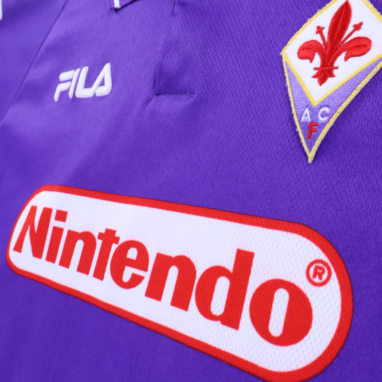Fiorentina Batistuta #9 1998/99 Home Shirt - L