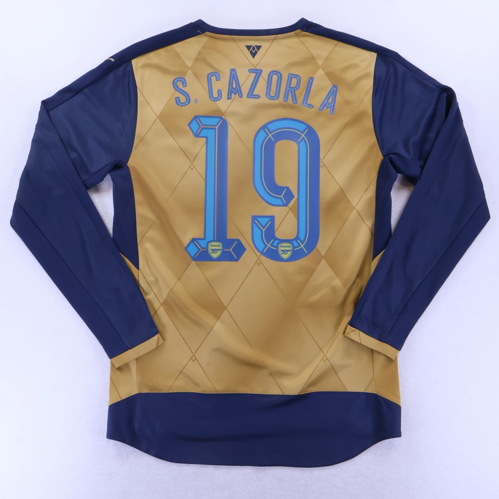 Arsenal S. Cazorla #19 2015/16 Longsleeve Player Issue - M