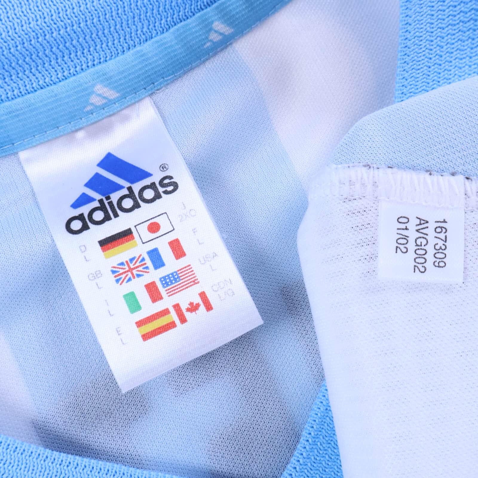 Argentina Batistuta #9 2002 Home Shirt - L