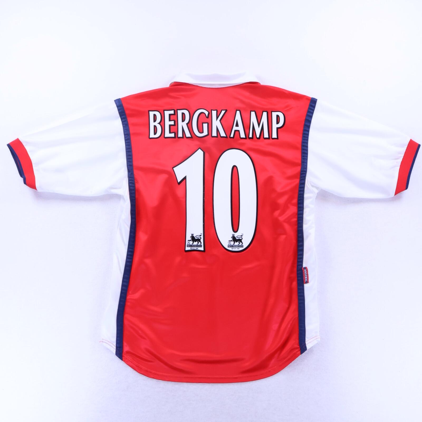 Arsenal Bergkamp #10 1998/99 Home Full Kit - S