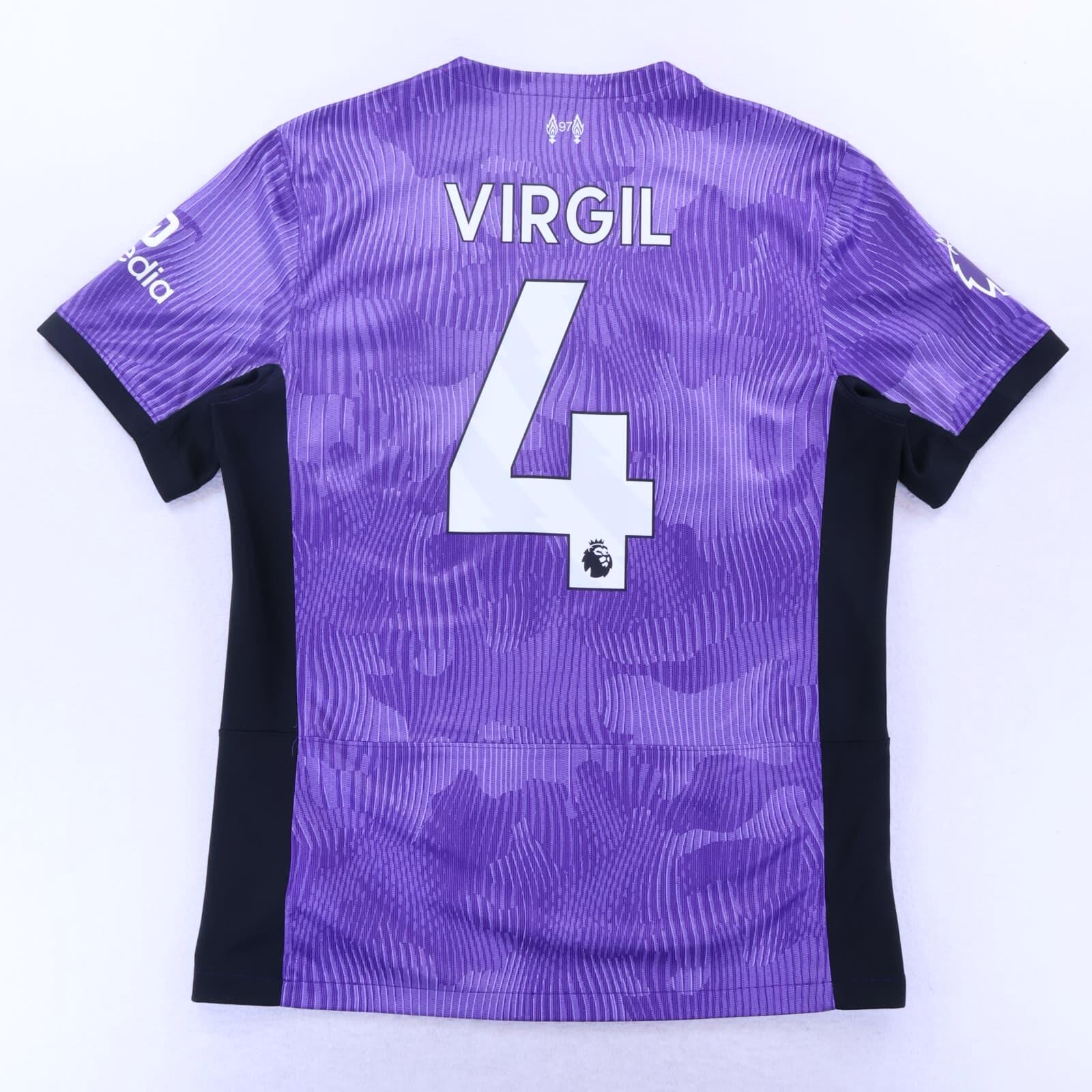 Liverpool F.C Virgil #4 2023/24 Third Shirt - L