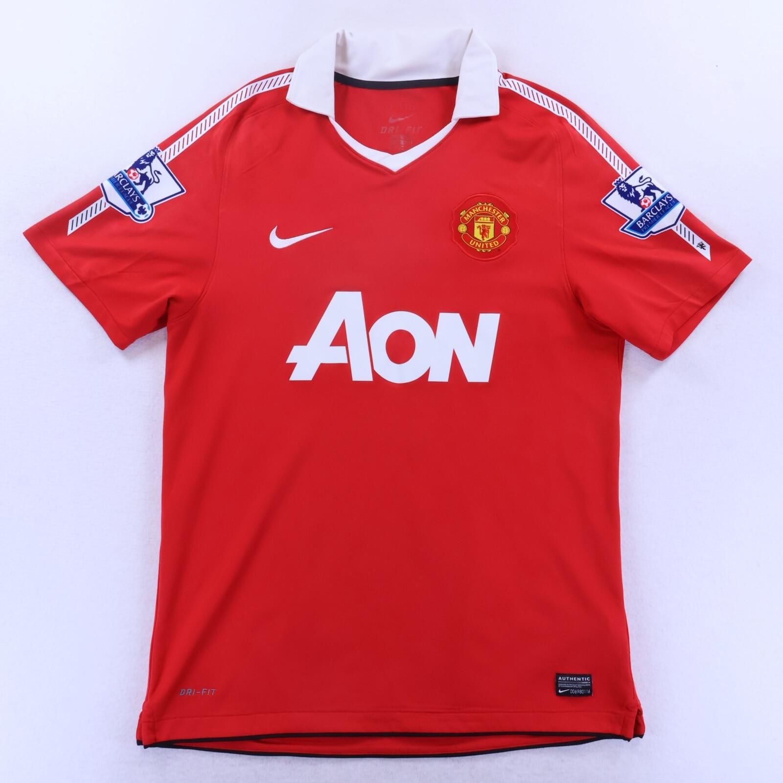 Manchester United Evra #3 2010/11 Home Shirt - S