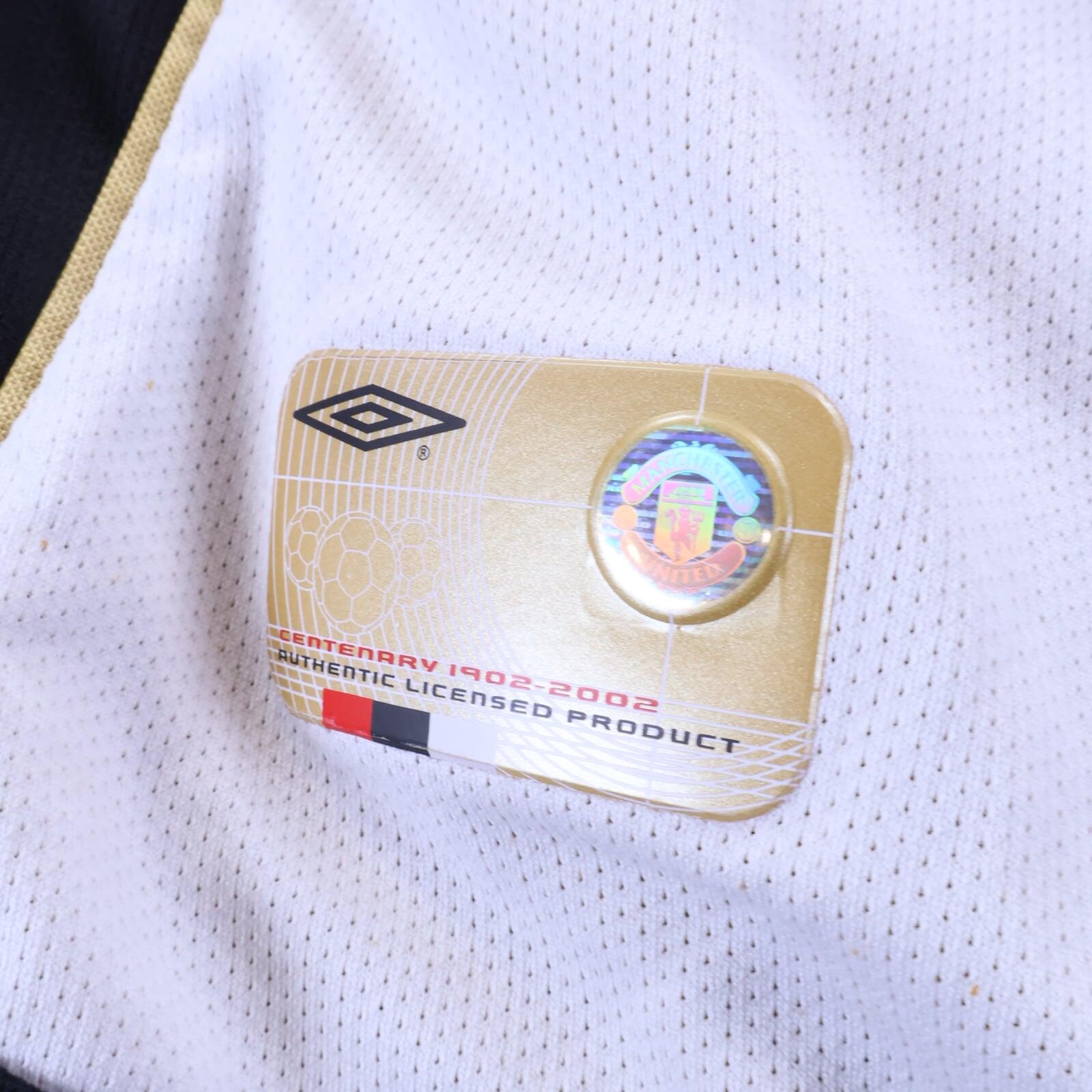 Manchester United Beckham #7 2001/02 Centenary Away Shirt - L
