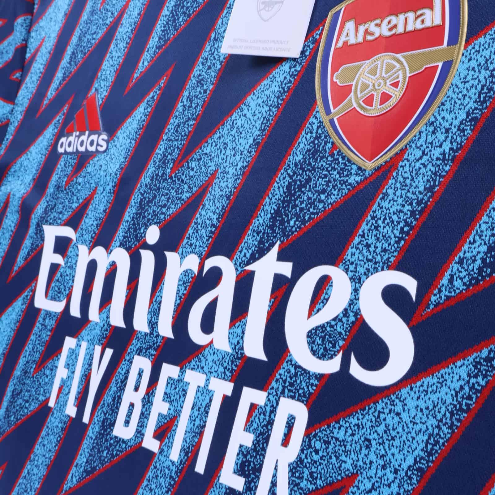 *NWT* Arsenal Odegaard #8 2021/22 Third Shirt - Match Issue - L