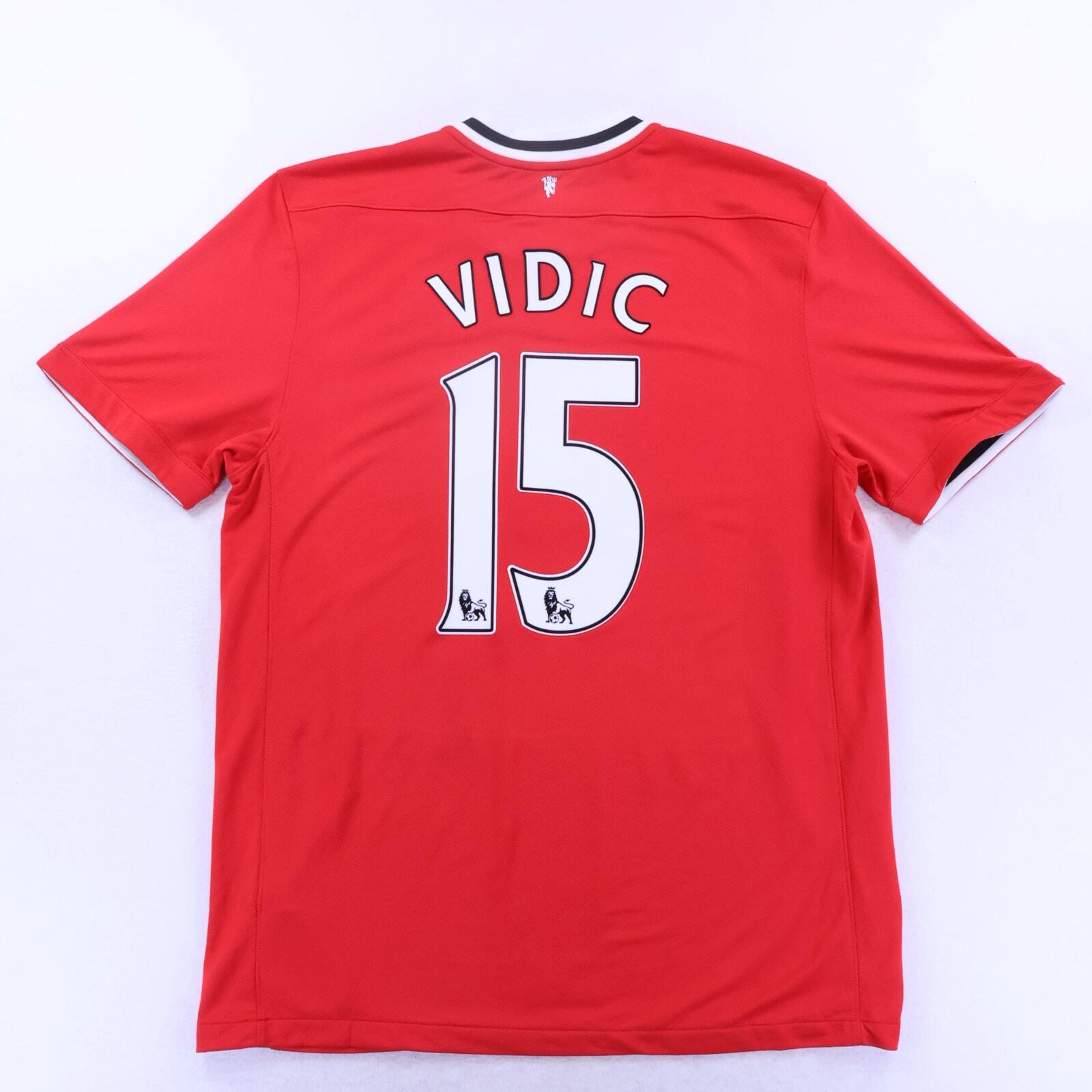 *NWT* Manchester United Vidic #15 2011/12 Home Shirt - XL