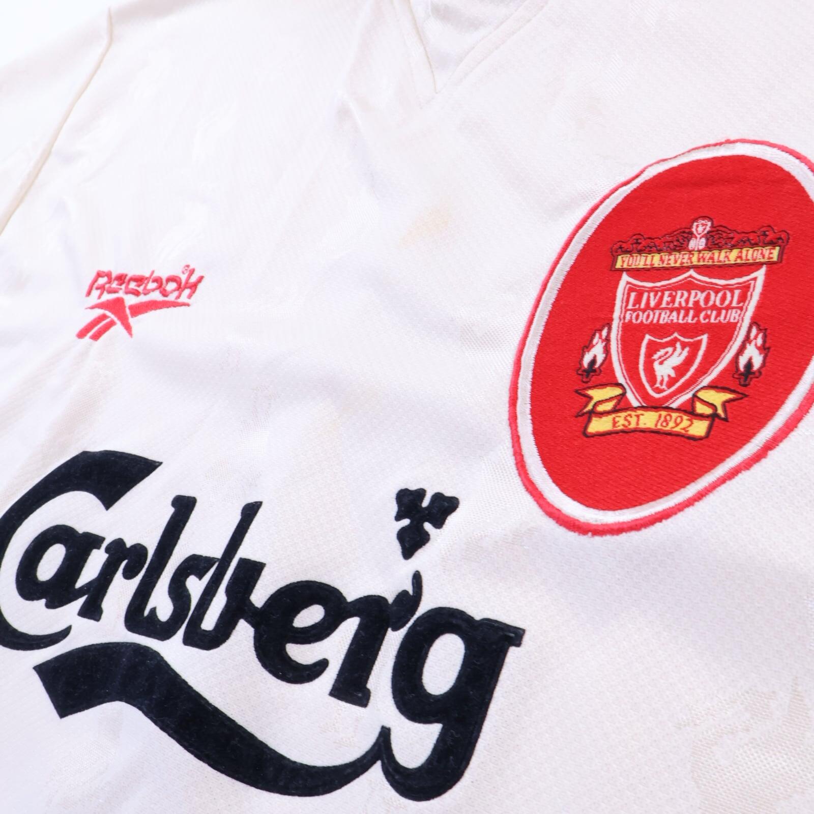 Liverpool F.C Mcateer #4 1996/98 Away Shirt - M