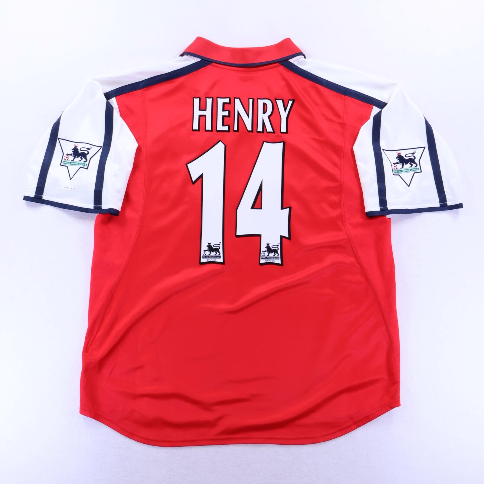 Arsenal Henry #14 2000/02 Home Shirt - XL