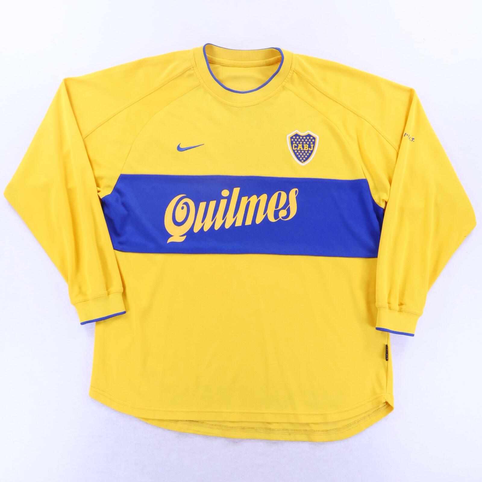 Boca Juniors 2000/01 Away Shirt - Long Sleeve - M