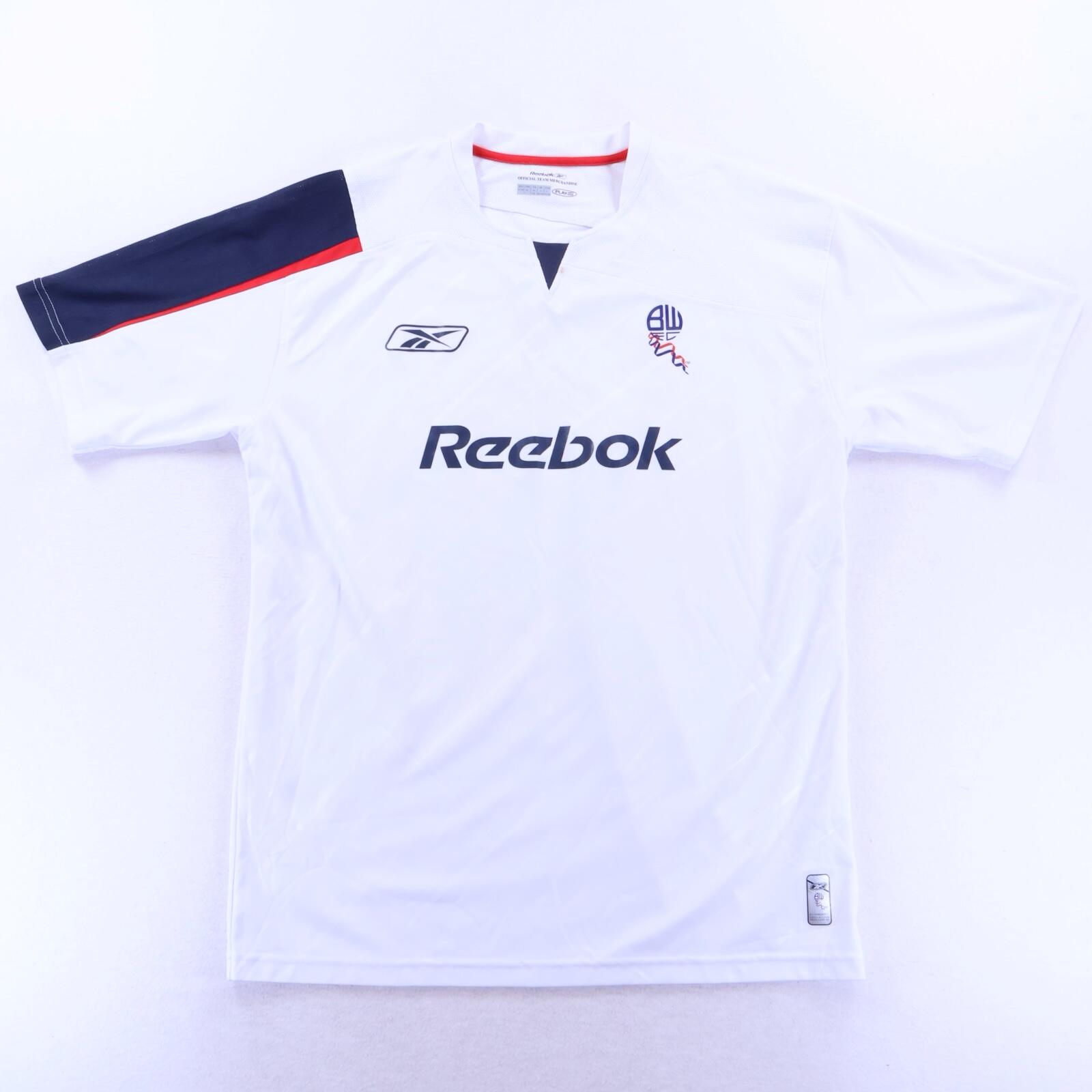Bolton Wanderers Fc Okocha #10 2005/06 Home Shirt - XL