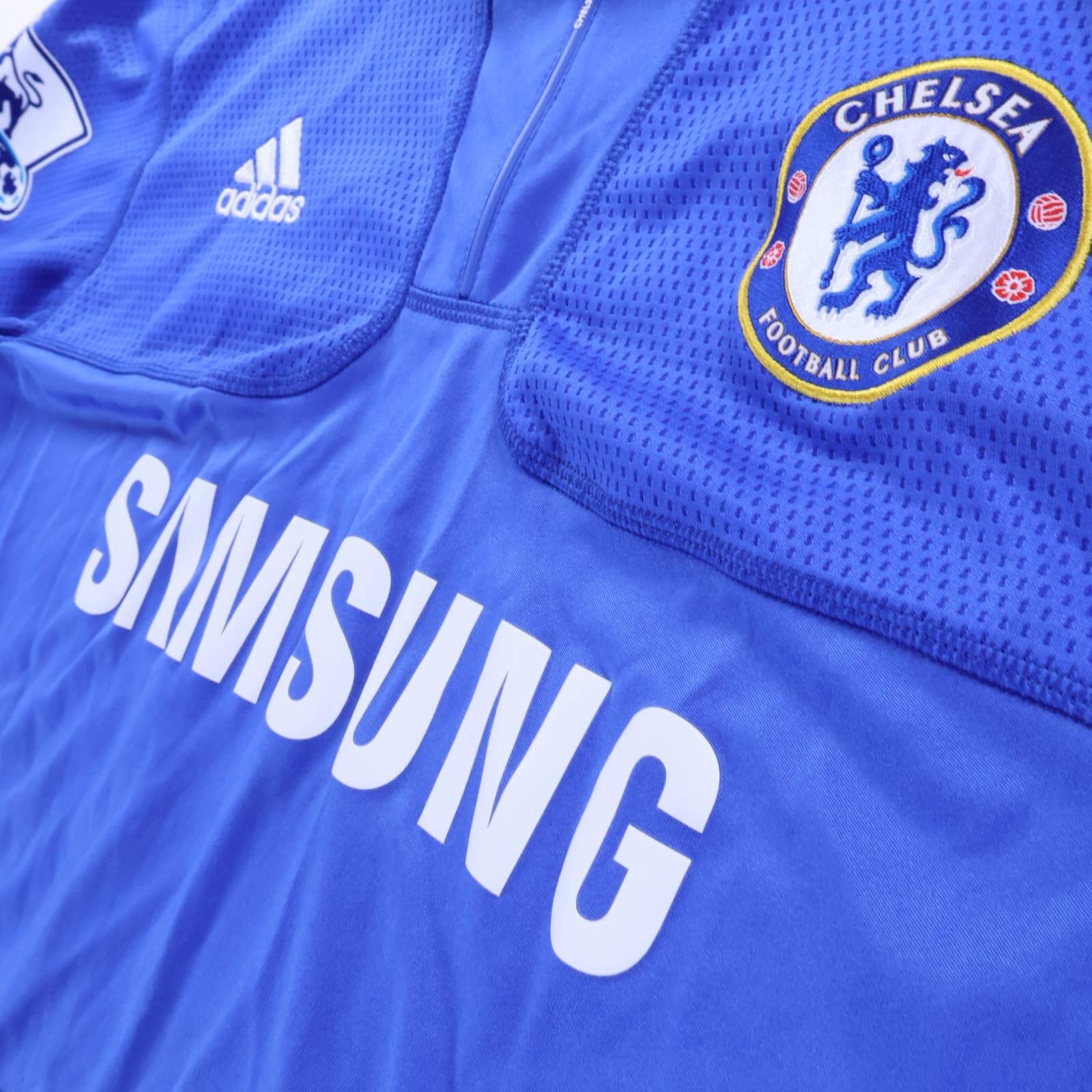 Chelsea Drogba #11 2009/10 Home Shirt - M