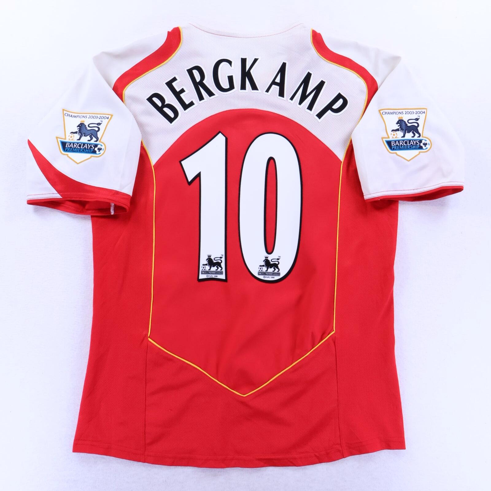 Arsenal Bergkamp #10 2004/05 Home Shirt - M
