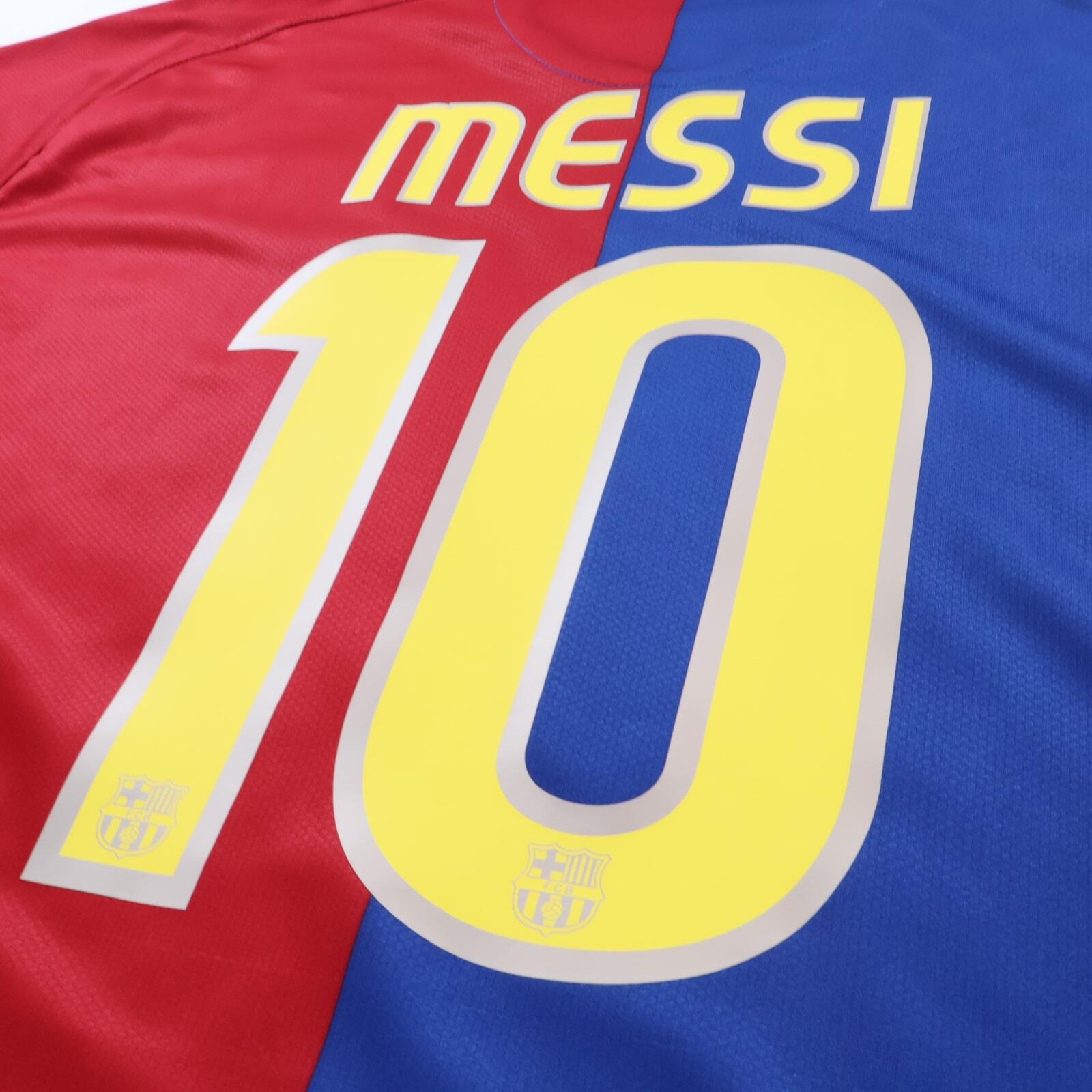 *MINT* Barcelona Messi #10 2008/09 Home Shirt - XL