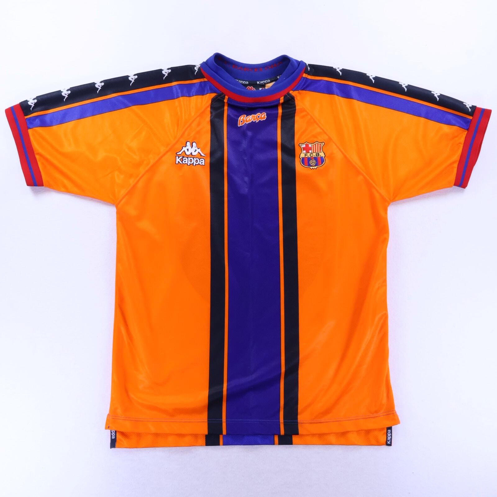 *MINT* Barcelona Anderson #9 1997/98 Away Shirt - L