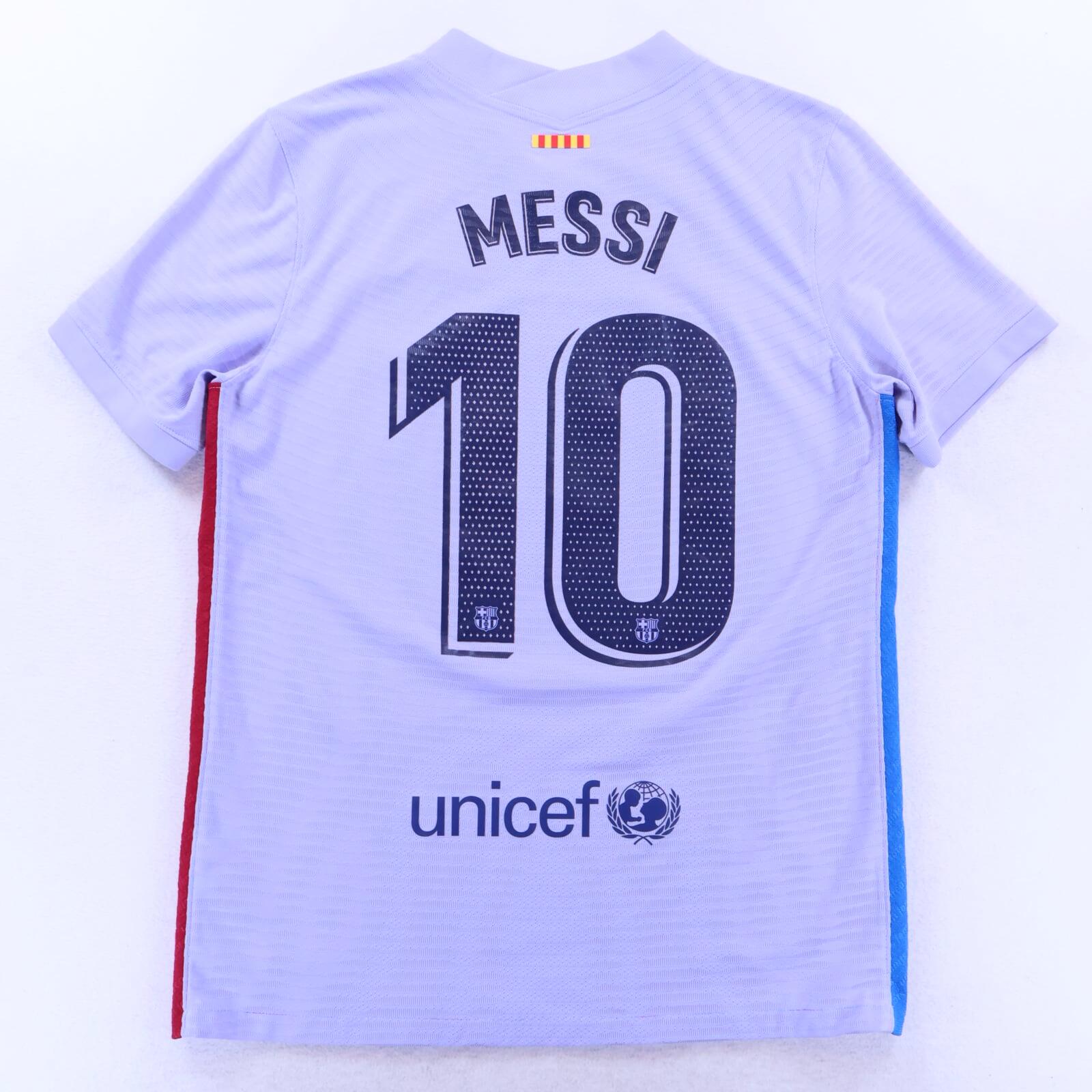 *MINT* Barcelona Messi #10 2021/22 Away Shirt - Player Issue - L