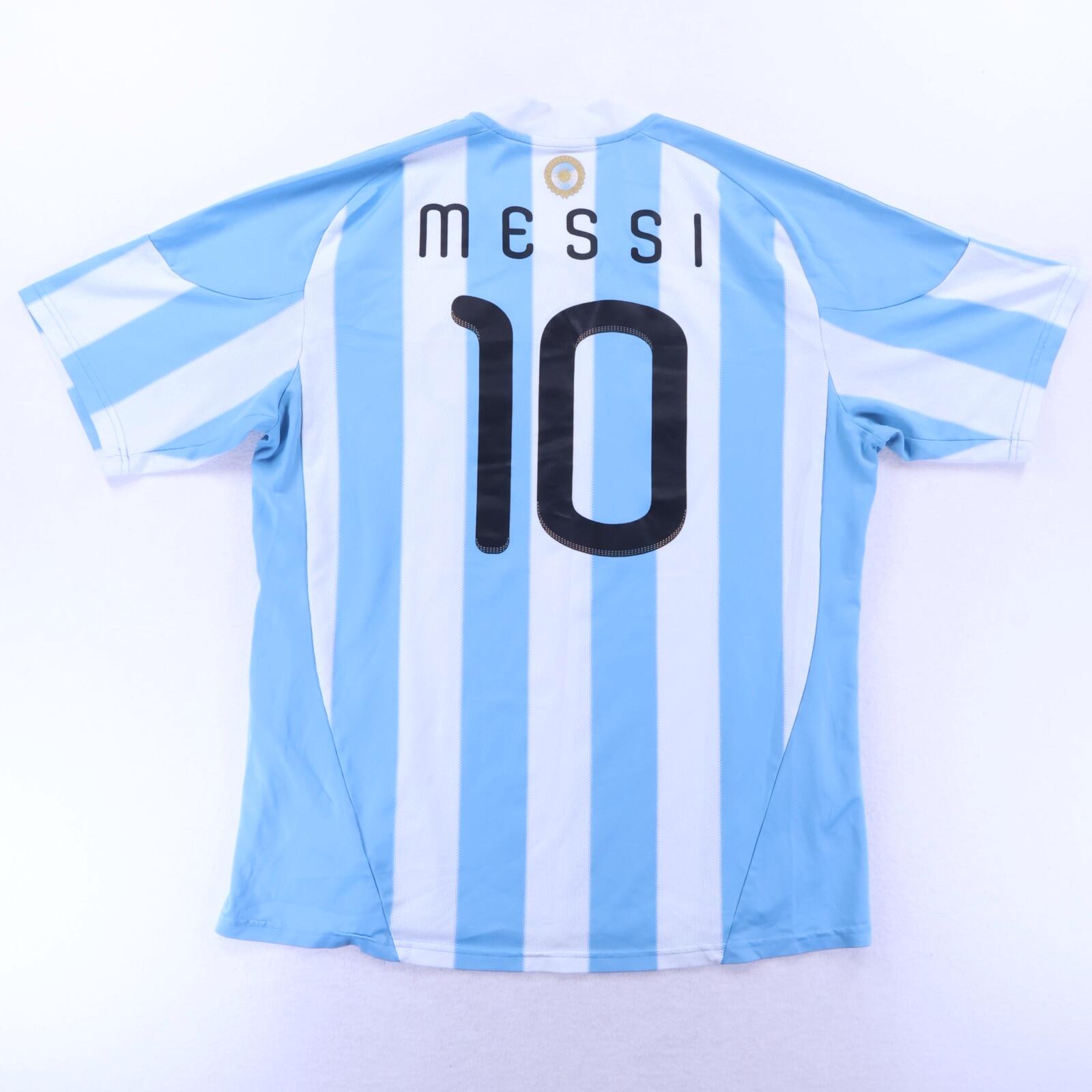 Argentina Messi #10 2010/11 Home Shirt - XL