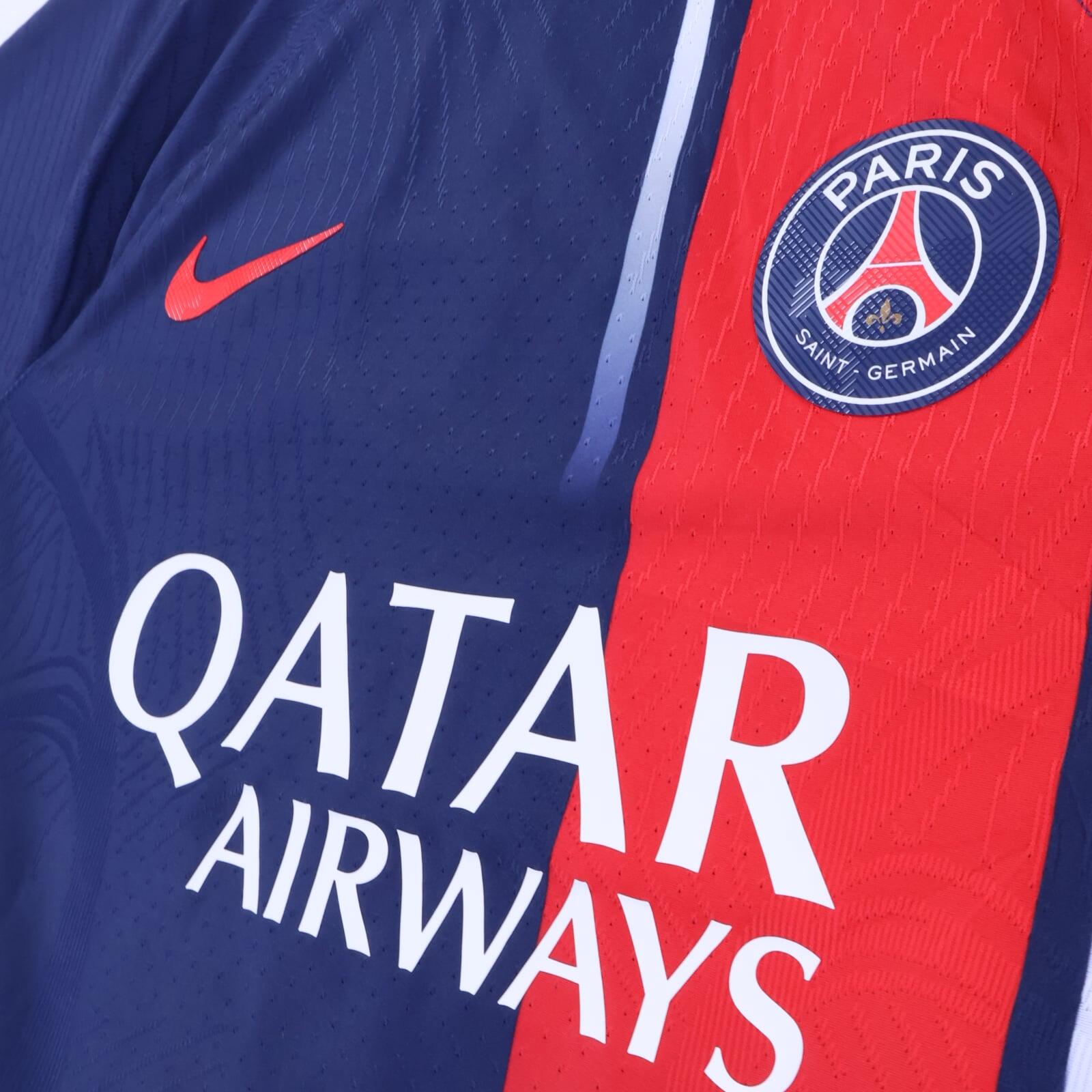 Paris Saint-Germain F.C Mbappé #7 2023/24 Home Shirt - Player Issue - M
