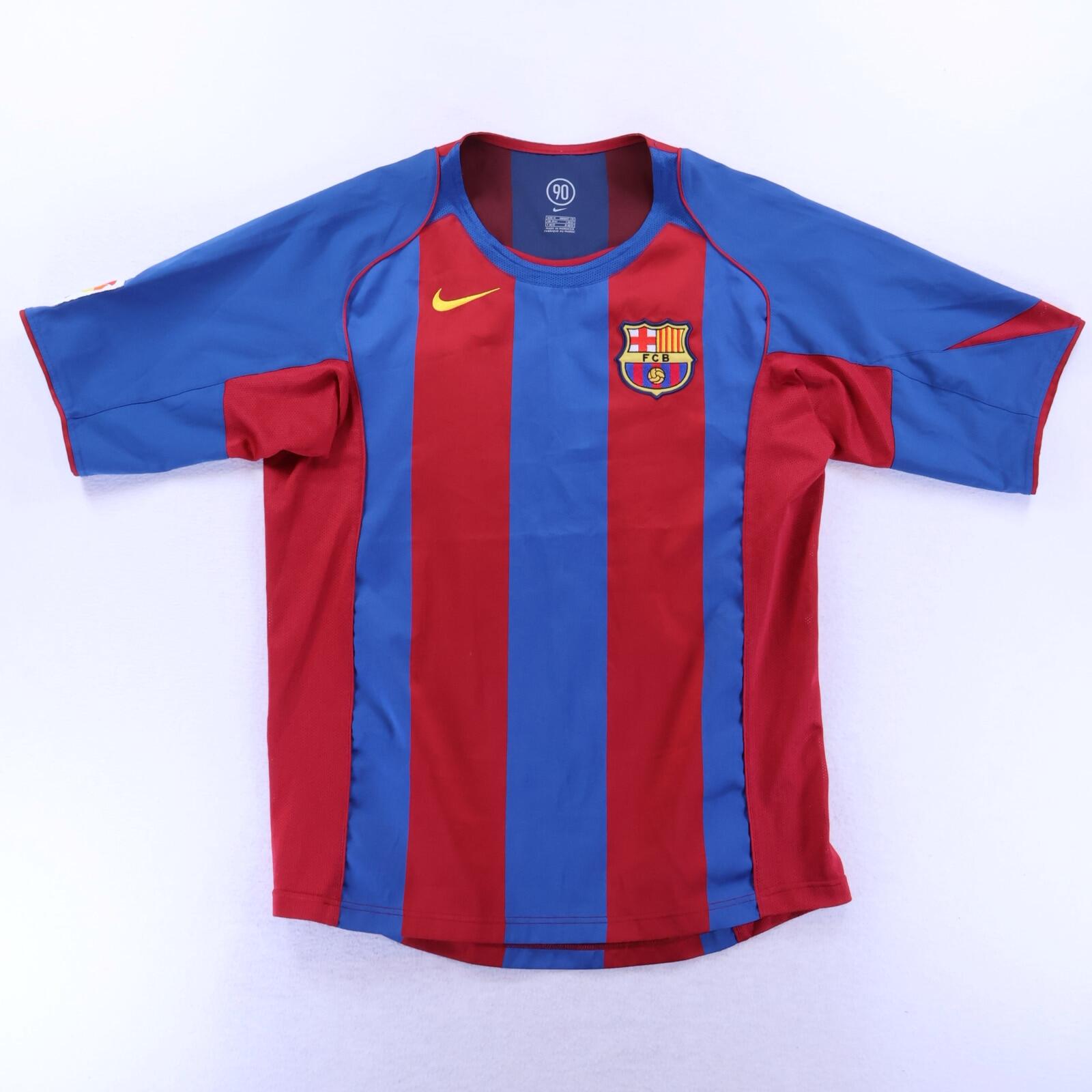 Barcelona Ronaldinho #10 2004/05 Home Shirt - M