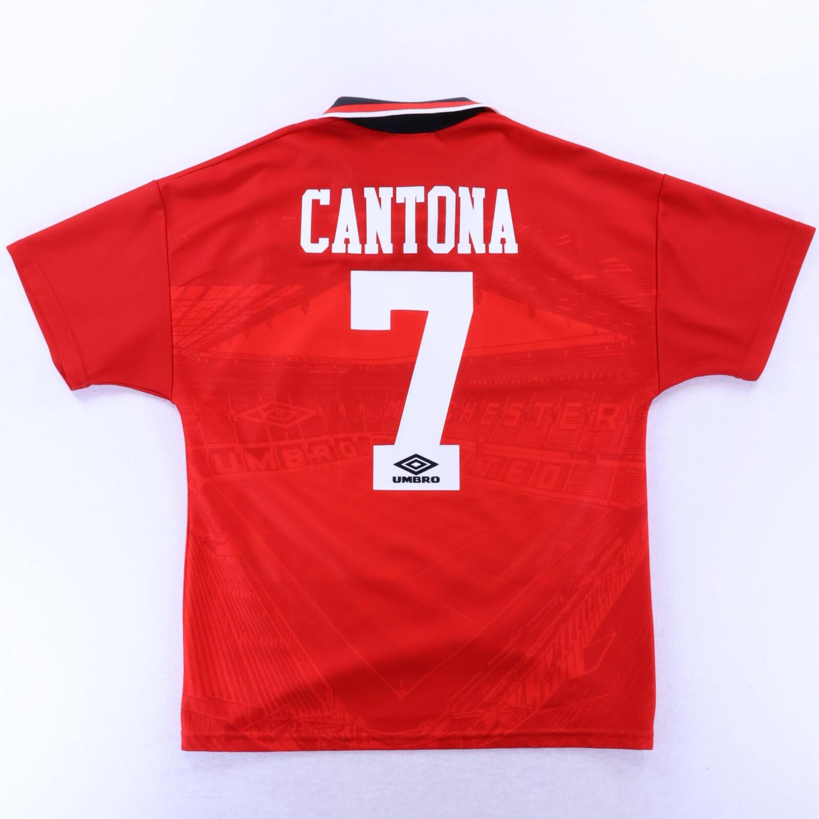 Manchester United Cantona #7 1994/96 Home Shirt - M