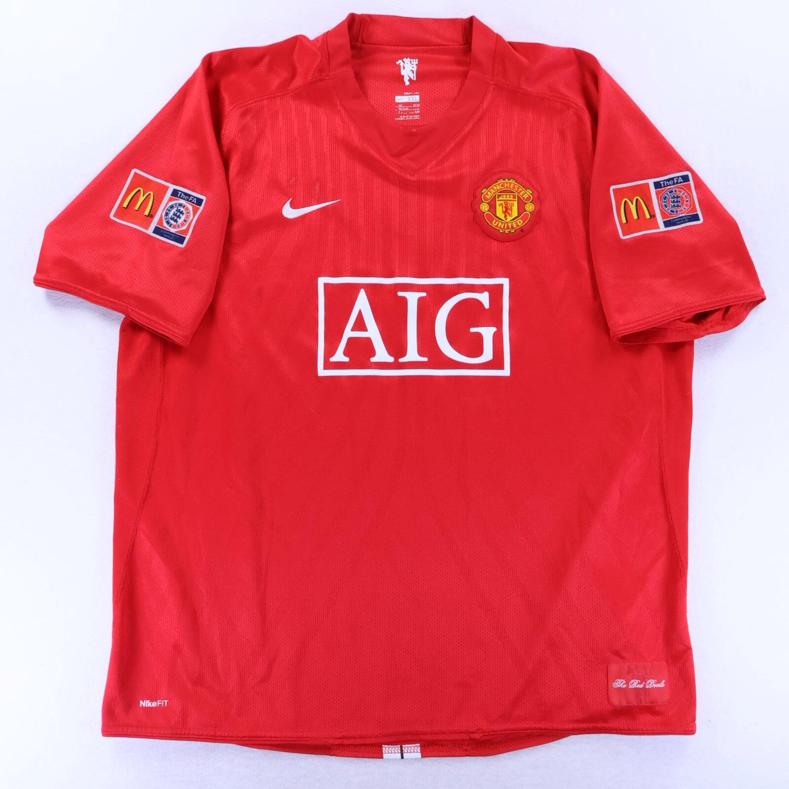 Manchester United Nani #17 2007/09 Home Shirt - 2XL
