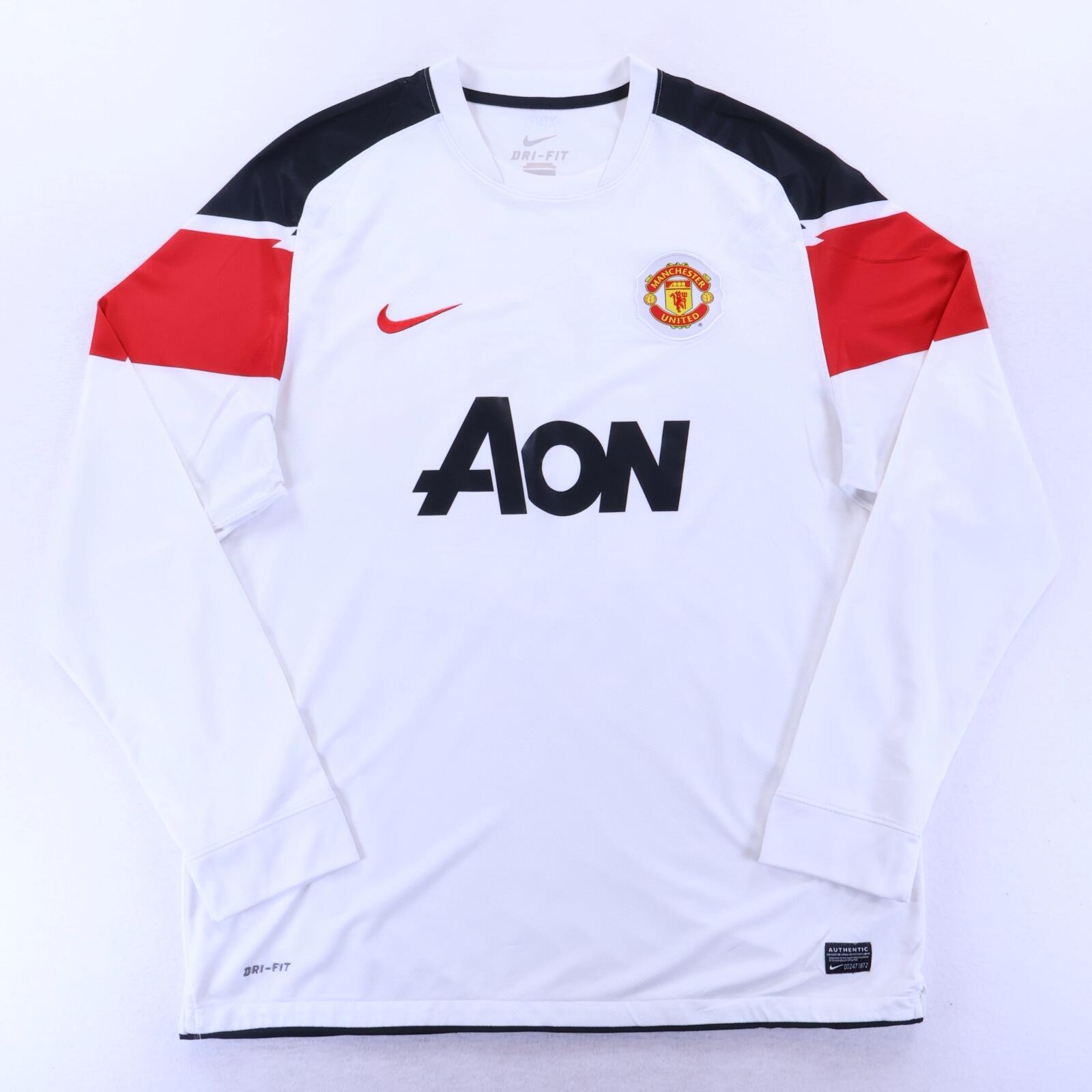 Manchester United Scholes #18 2010/12 Away Shirt - Long Sleeve - XL