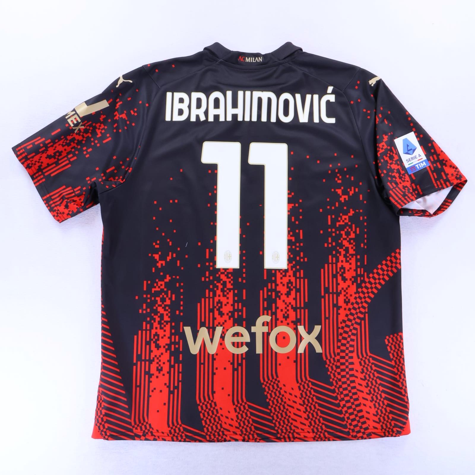 *MINT* Ac Milan Ibrahimović #1 2022/23 Fourth Shirt - XL