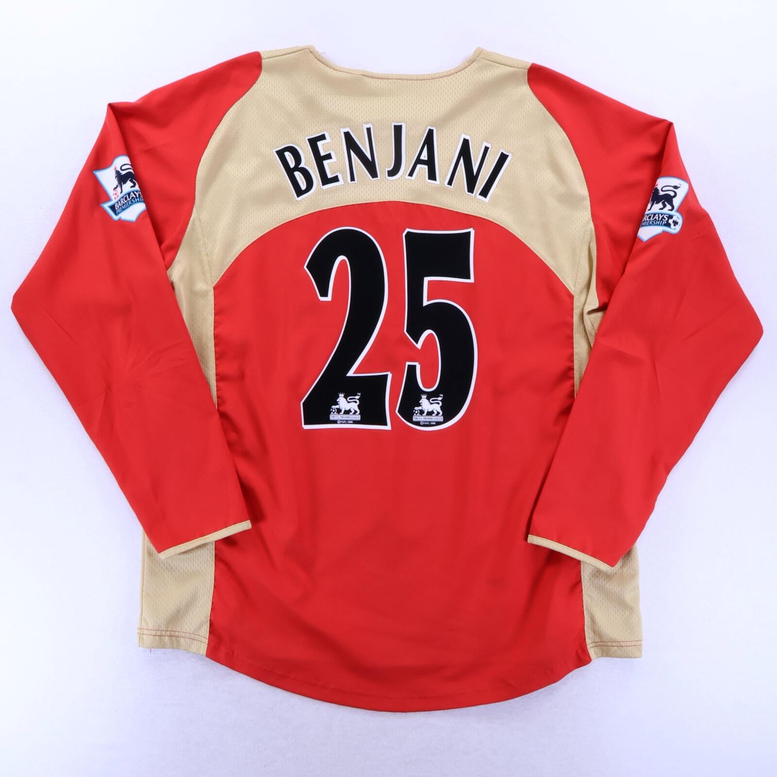 Portsmouth F.C Benjani #25 2005/06 Away Shirt - Long Sleeve - XL