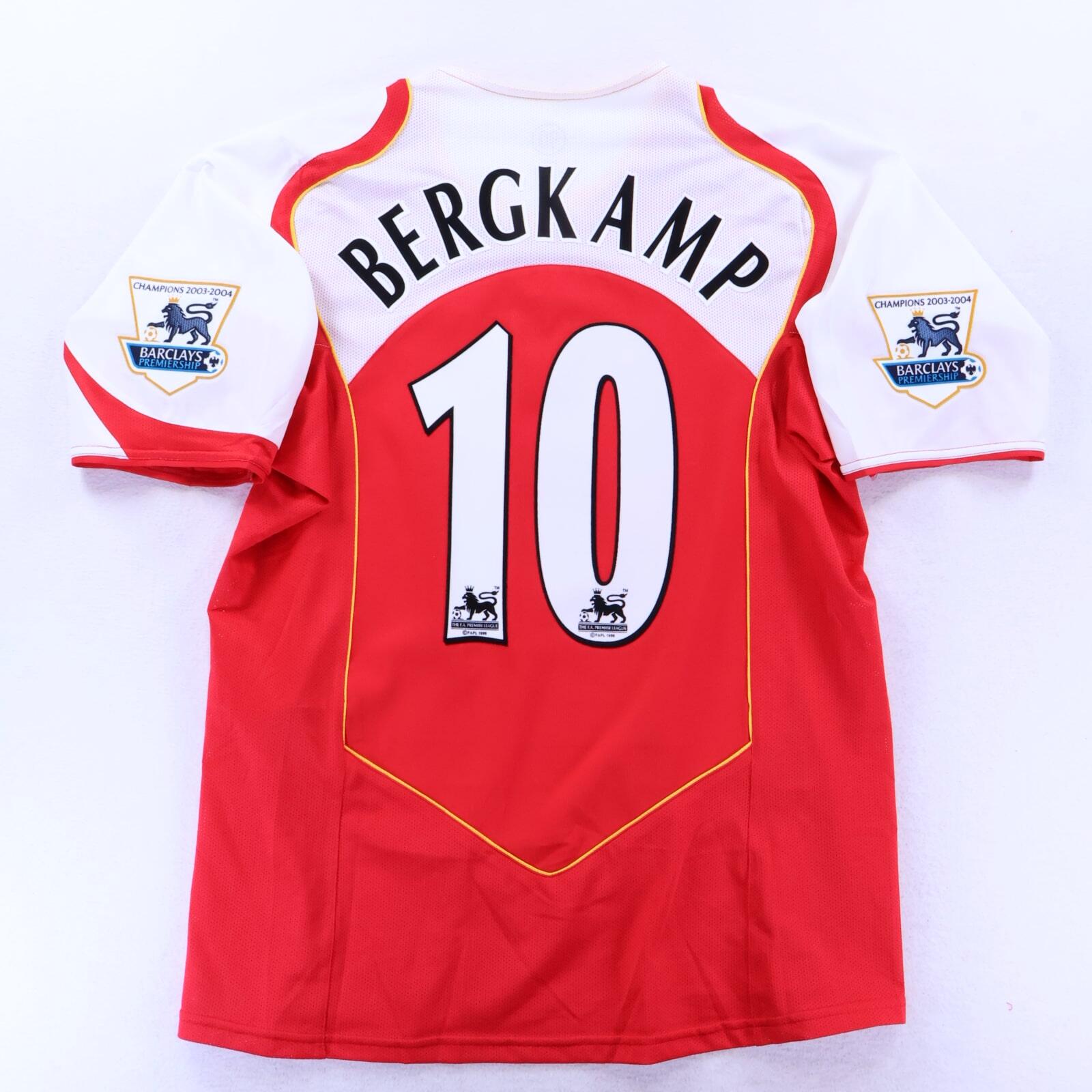 Arsenal Bergkamp #10 2004/05 Home Shirt - L