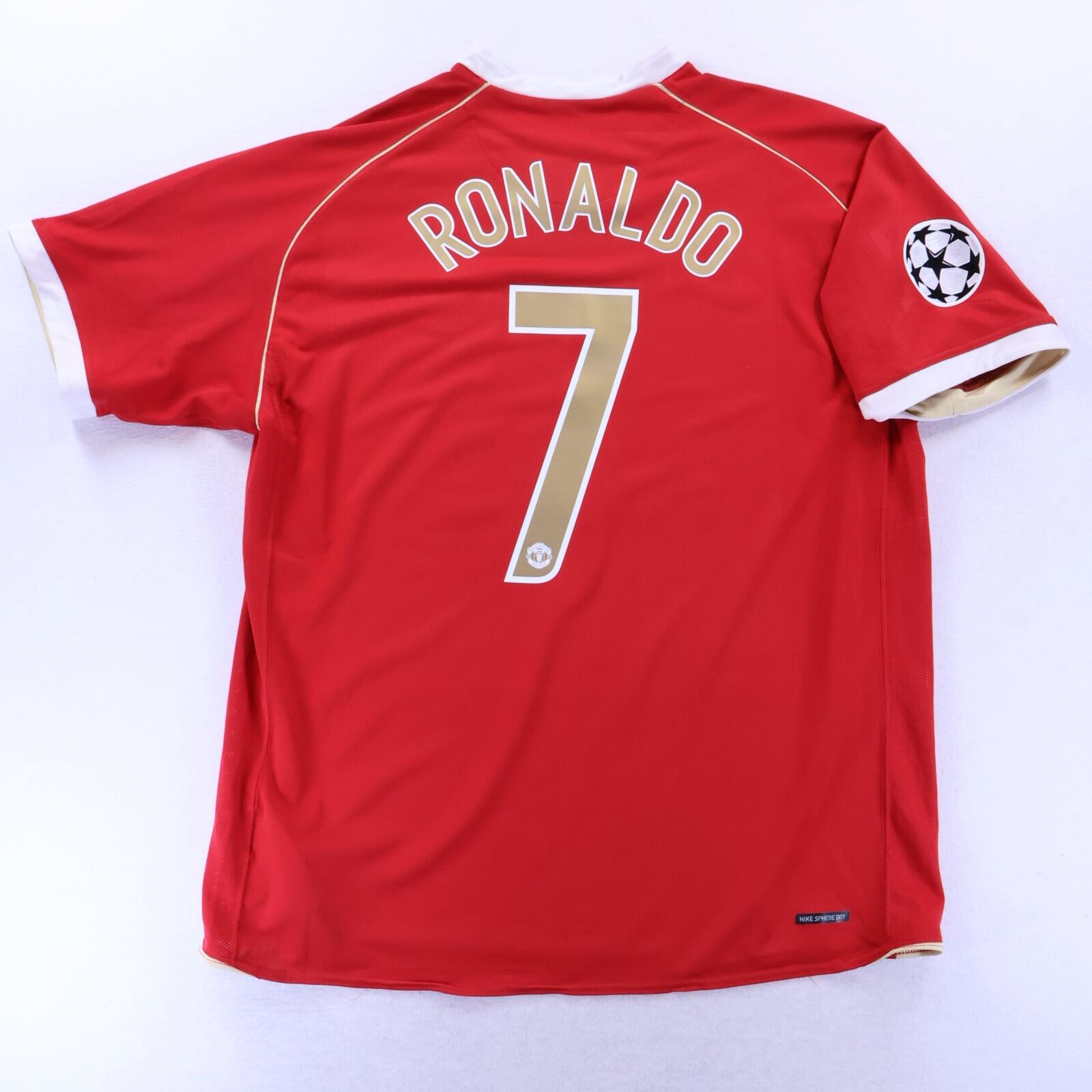 *MINT* Manchester United Ronaldo #7 2006/07 Home Shirt - XL