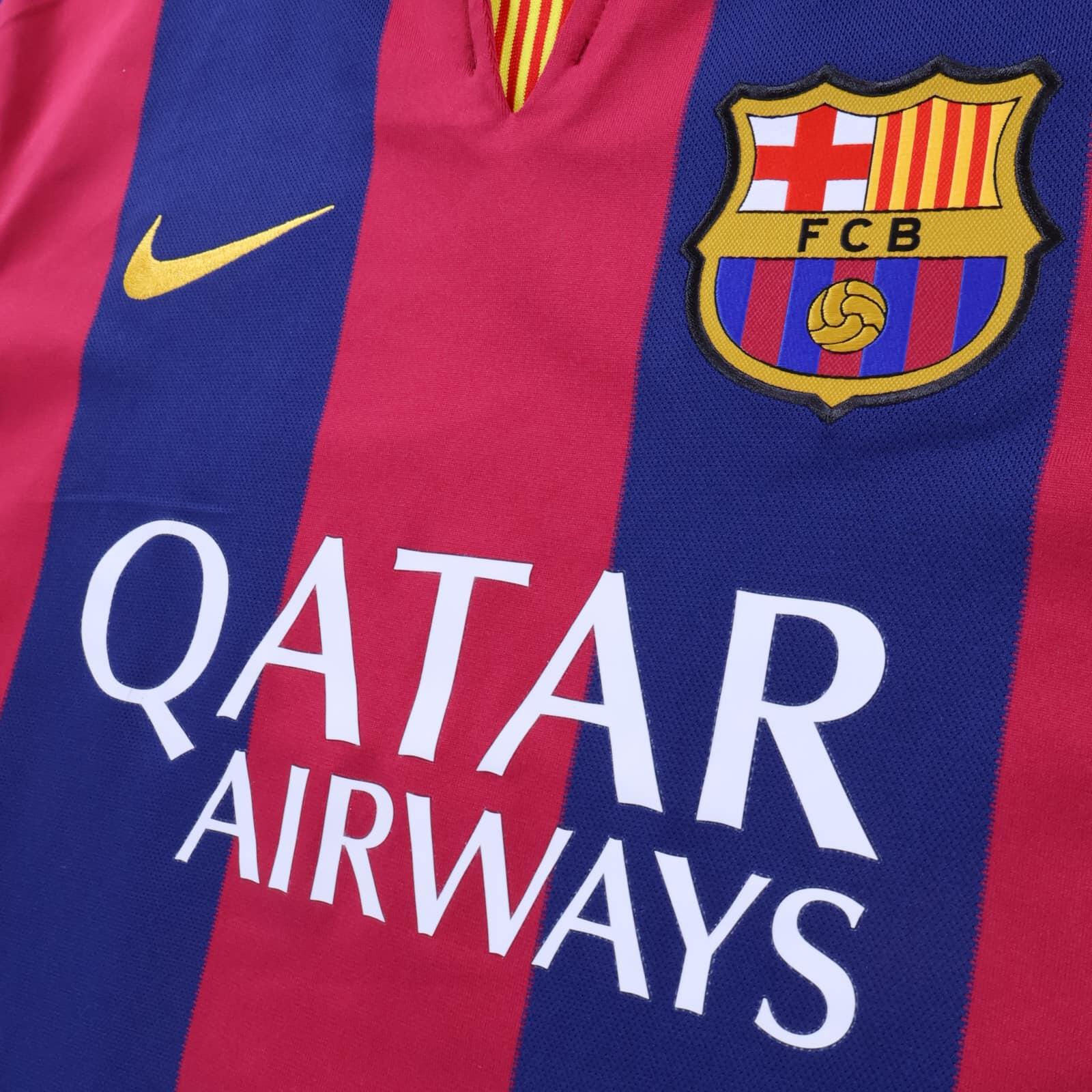 *MINT* Barcelona Suarez #9 2014/15 Home Shirt - M