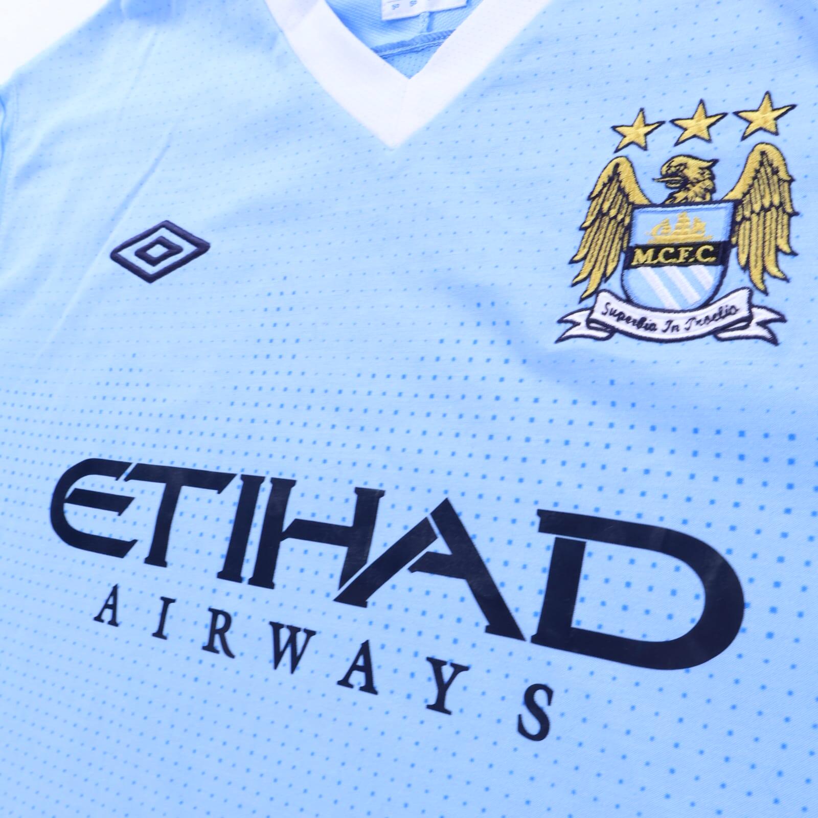 *MINT* Manchester City Champions #12 2011/12 Home Shirt - 2XL