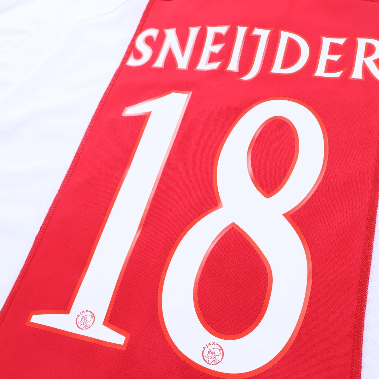 *NWT* Ajax Sneijder #18 2004/05 Home Shirt - XL