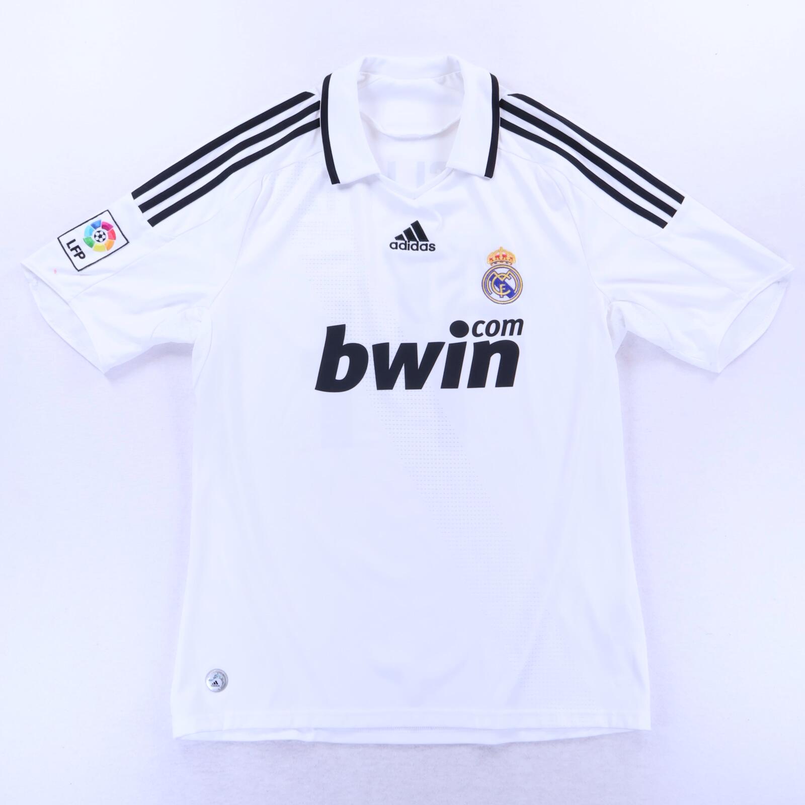 *MINT* Real Madrid Guti.Haz #14 2008/09 Home Shirt - L