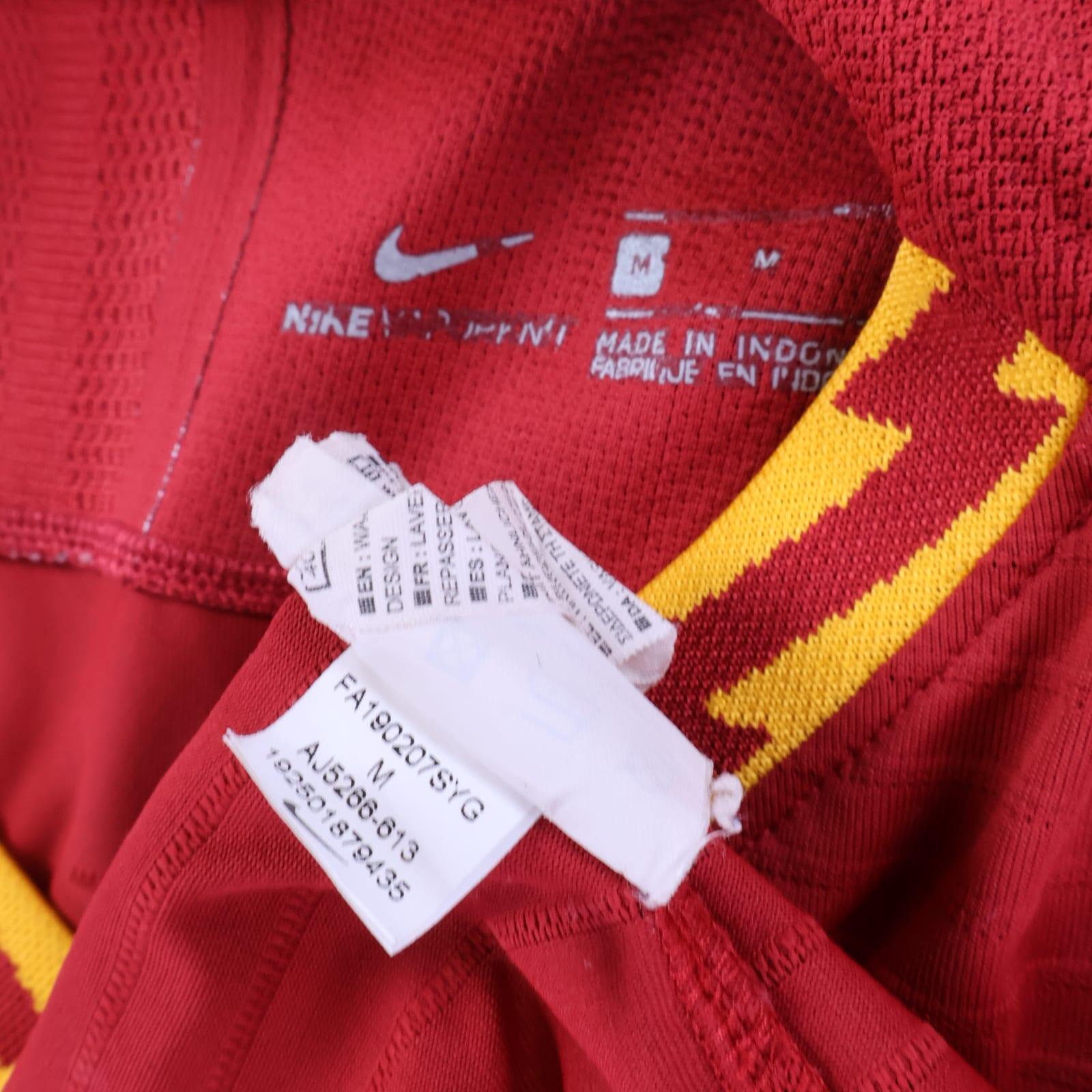 *MINT* As Roma Mkhitaryan #77 2018/19 Home Shirt - Player Issue - M