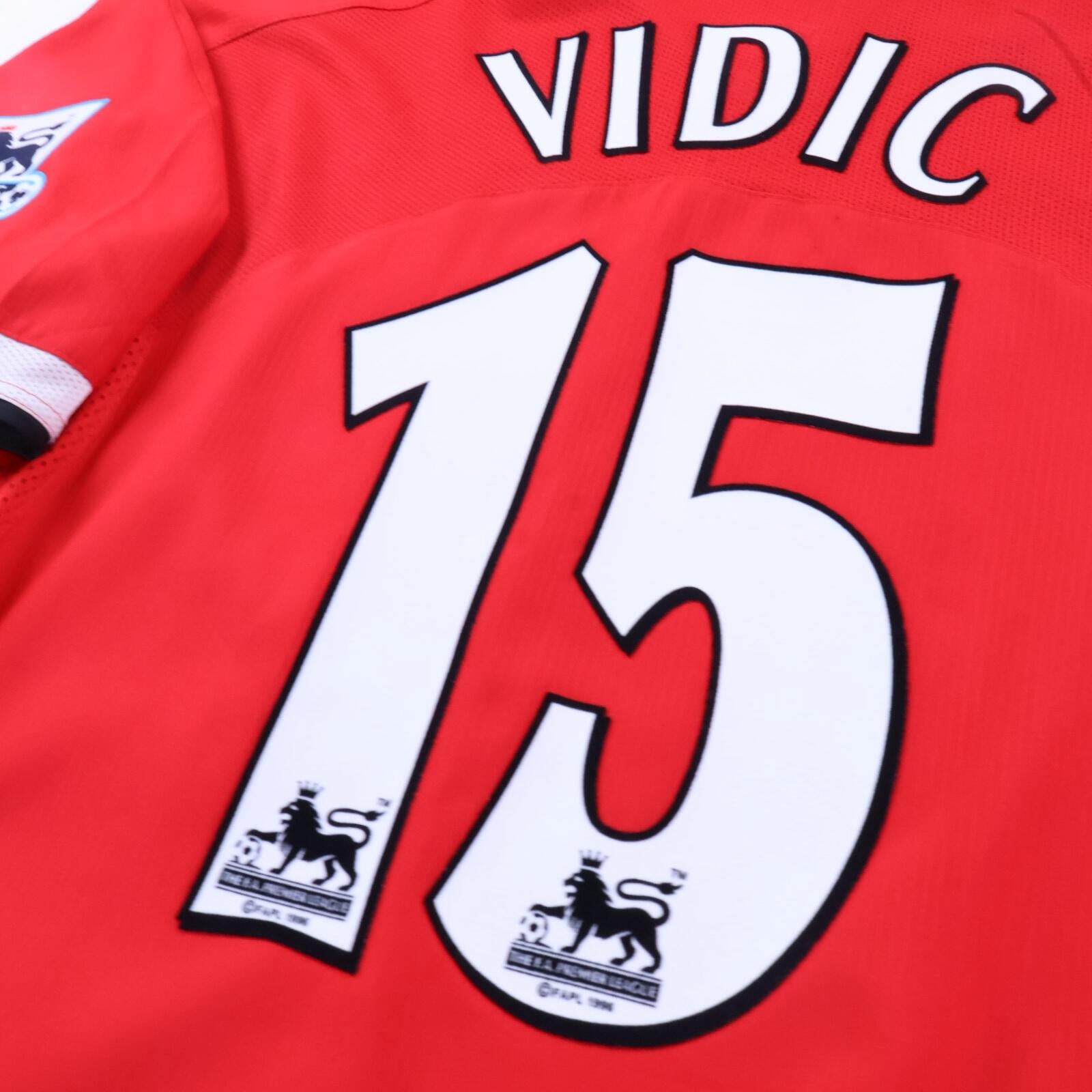 Manchester United Vidic #15 2004/06 Home Shirt - XL