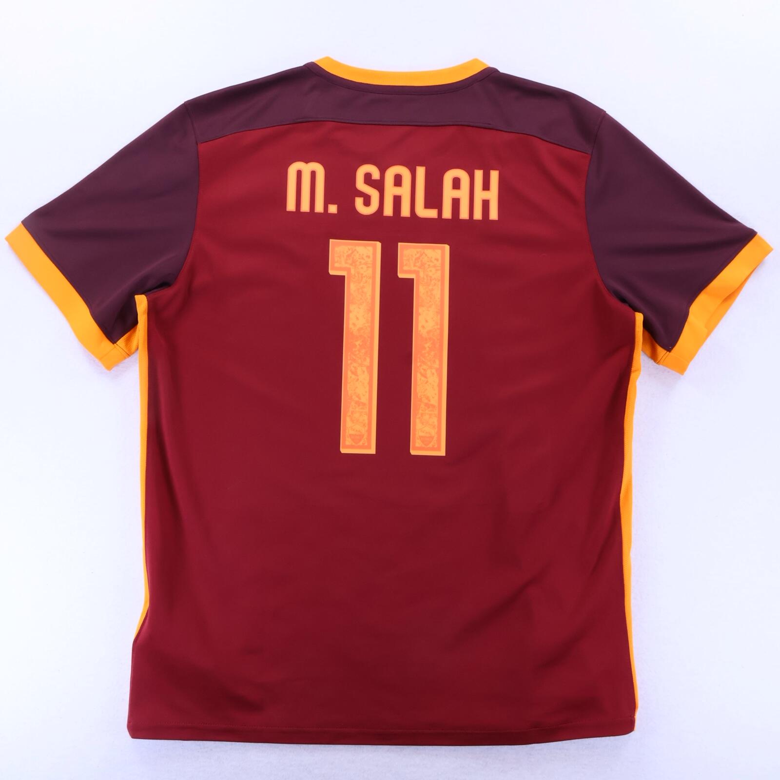 *MINT* As Roma M. Salah #11 2015/16 Home Shirt - XL