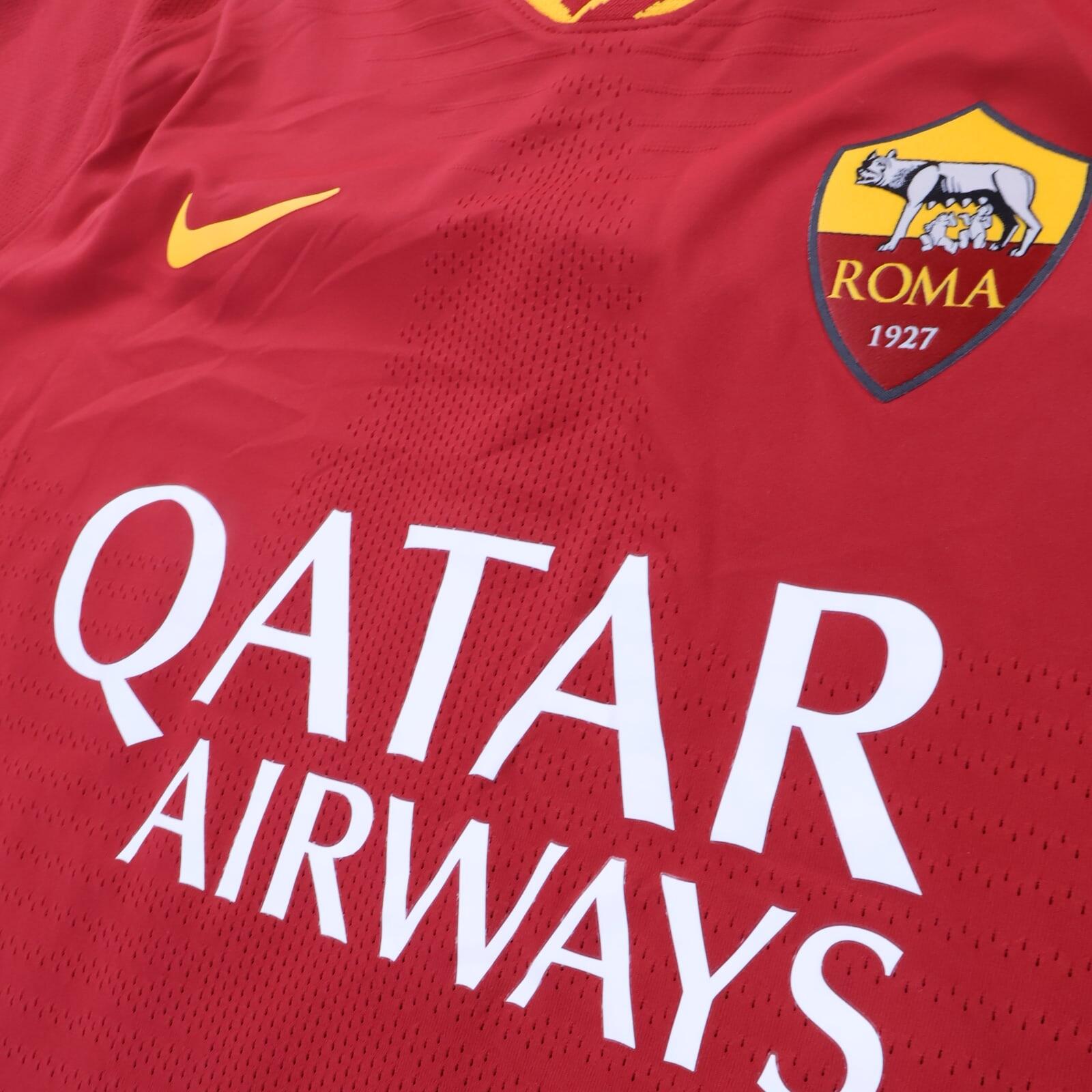 *MINT* As Roma Dz*Eko #9 2019/20 Home Shirt - Player Issue - L