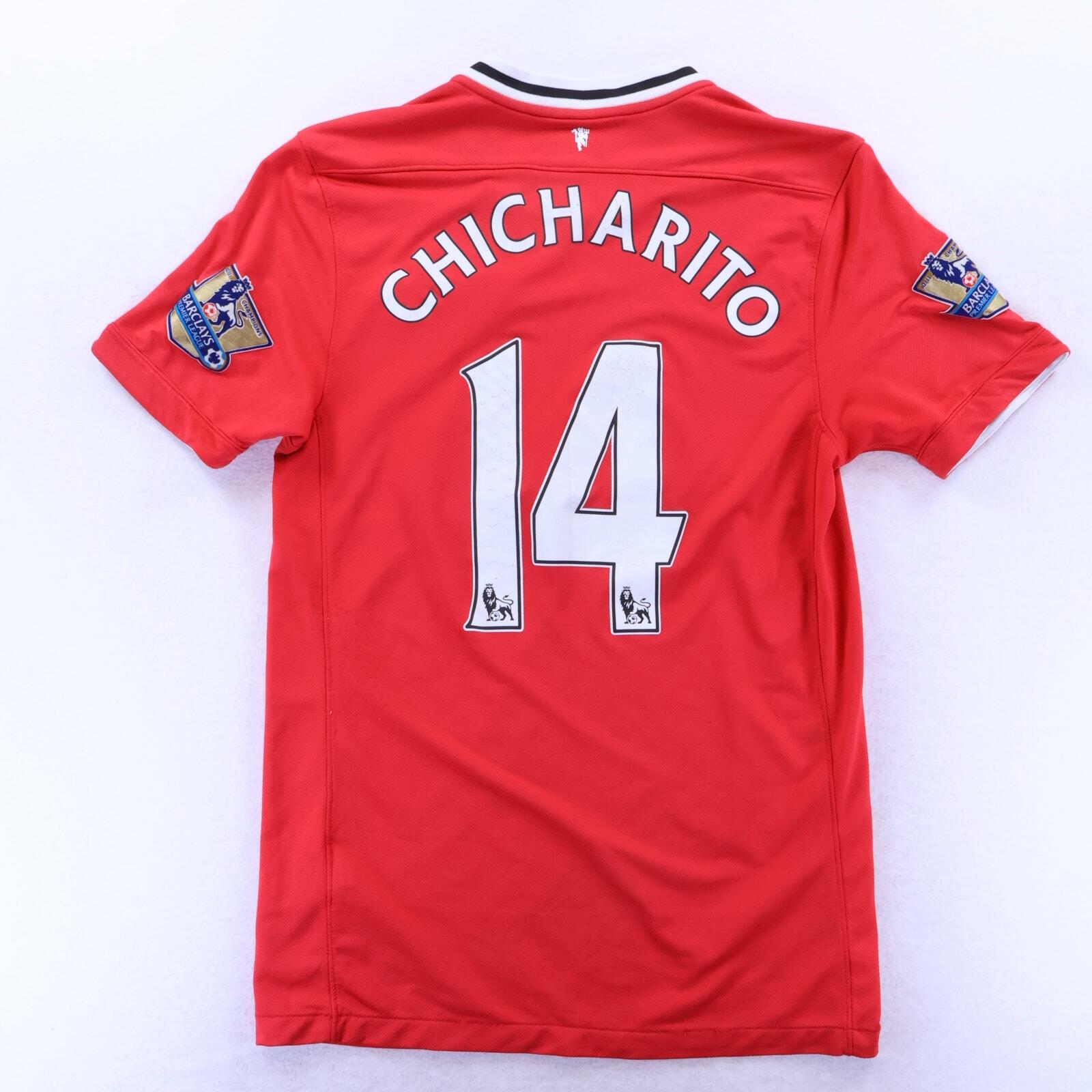 Manchester United Chicharito #14 2011/12 Home Shirt - M
