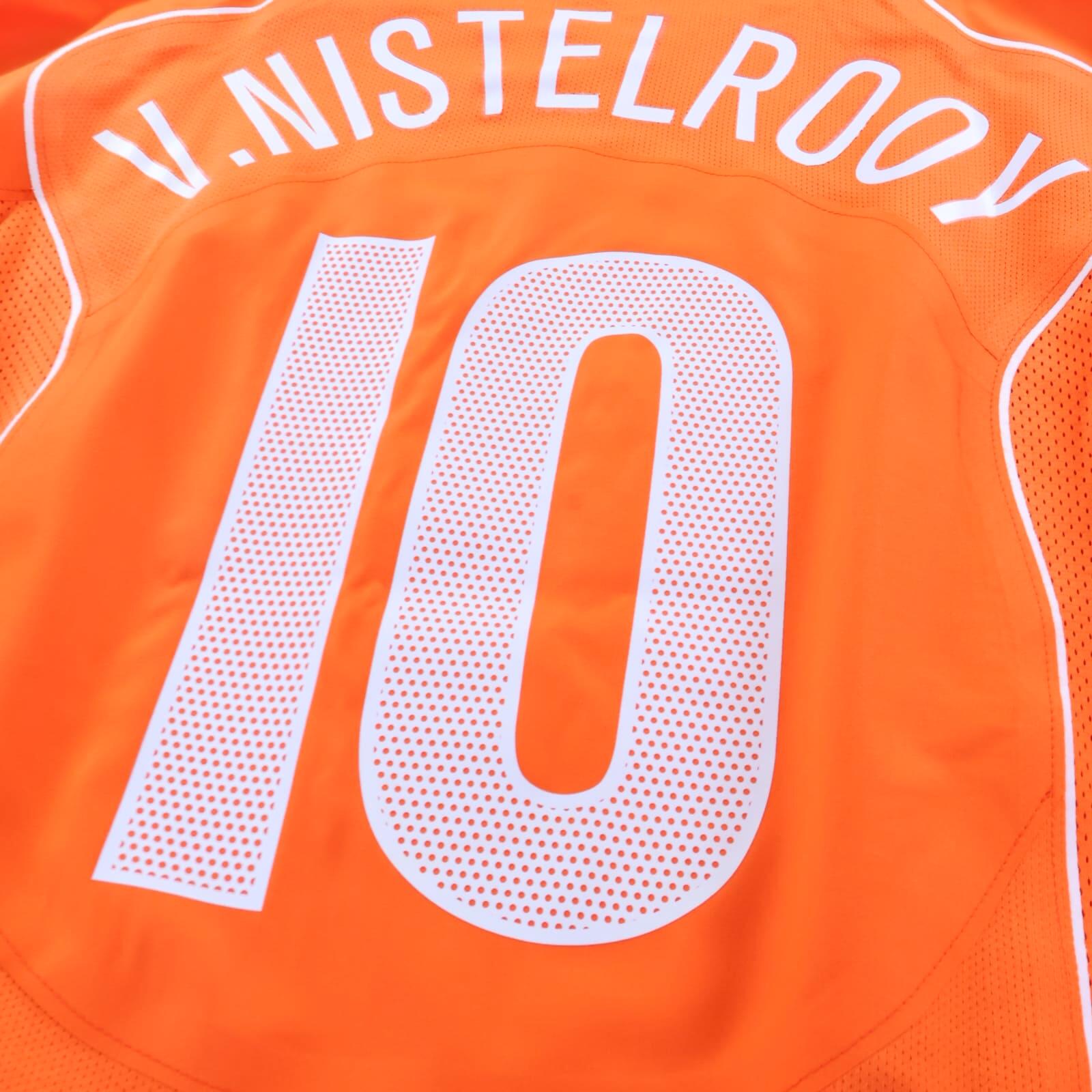 *NWT* Netherlands V.Nistelrooy #10 2004/06 Home Shirt (Limited Edition Player) - L