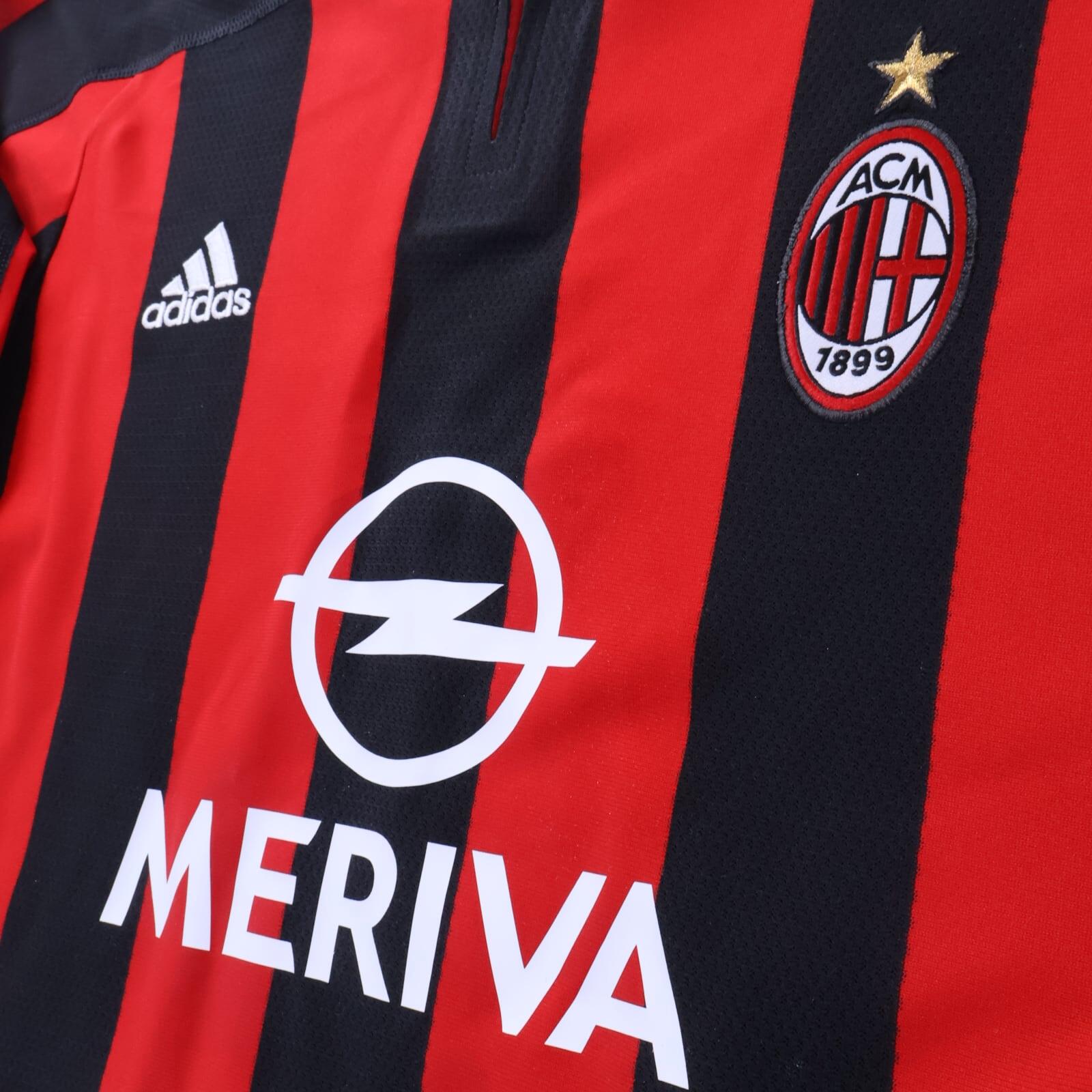 Ac Milan Maldini #3 2003/04 Home Shirt - XL