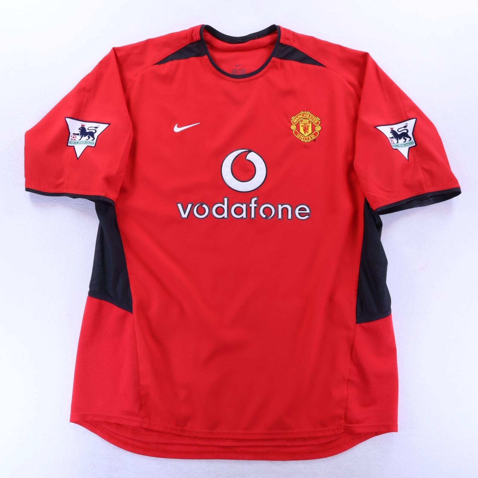 Manchester United Veron #4 2002/04 Home Shirt - XL
