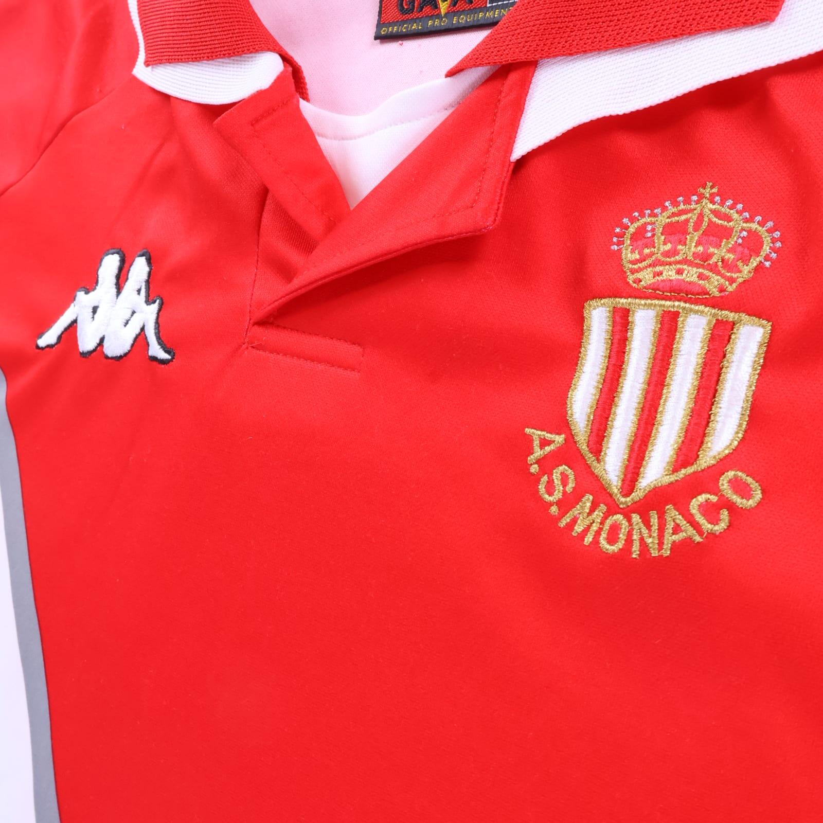 As Monaco #7 1998/99 Home Shirt - XL