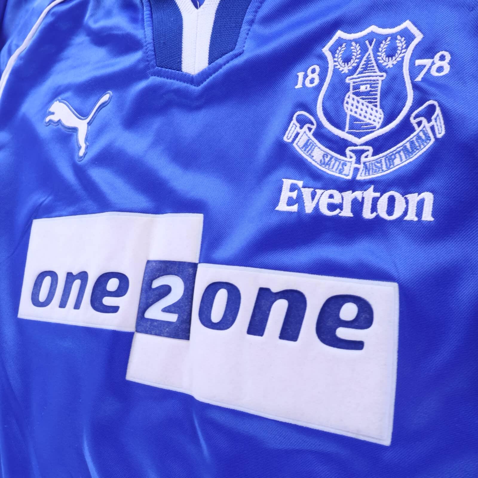 Everton Ginola #24 2000/02 Home Shirt - XXL